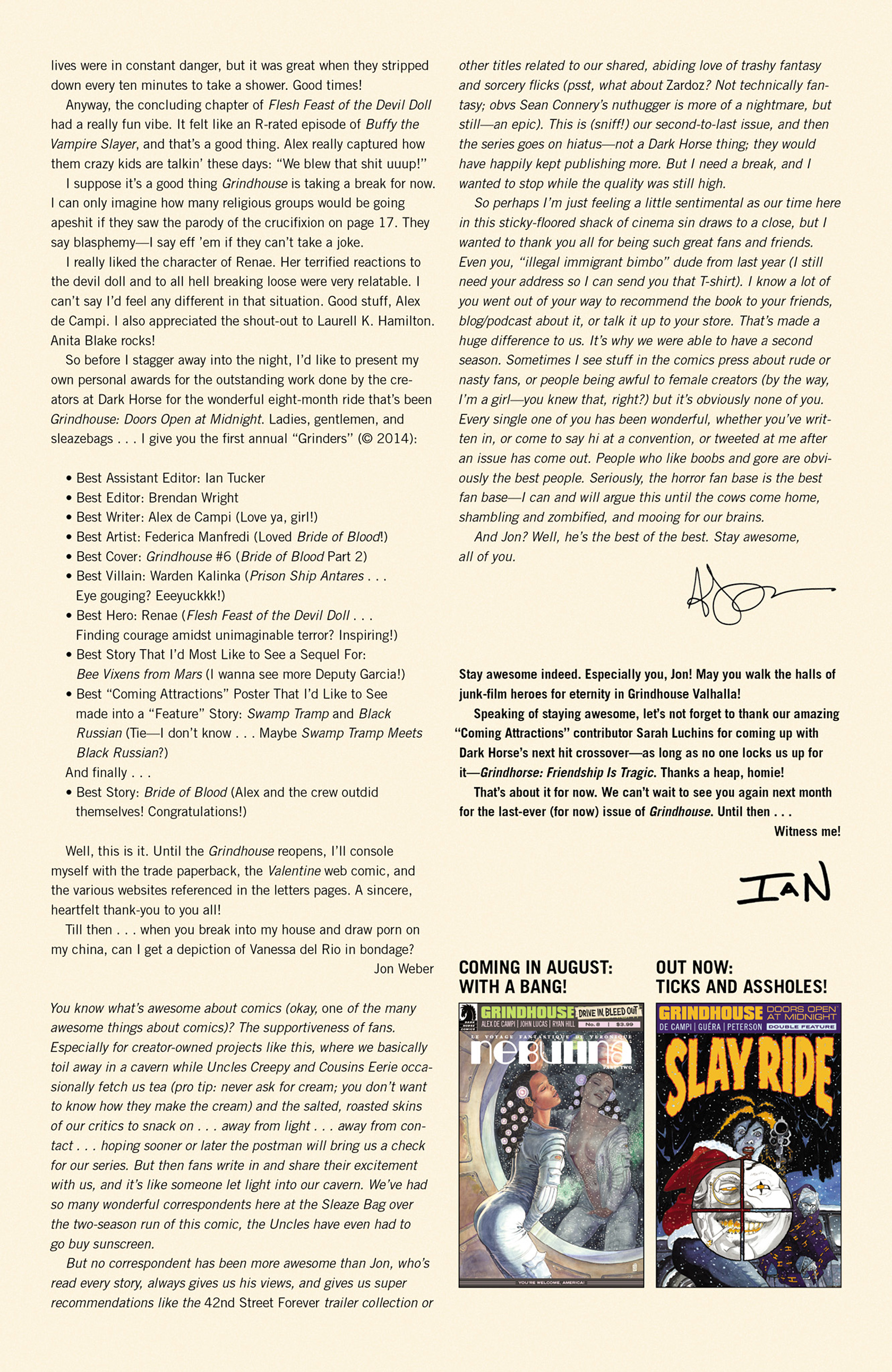 Read online Grindhouse: Drive In, Bleed Out comic -  Issue #7 - 26