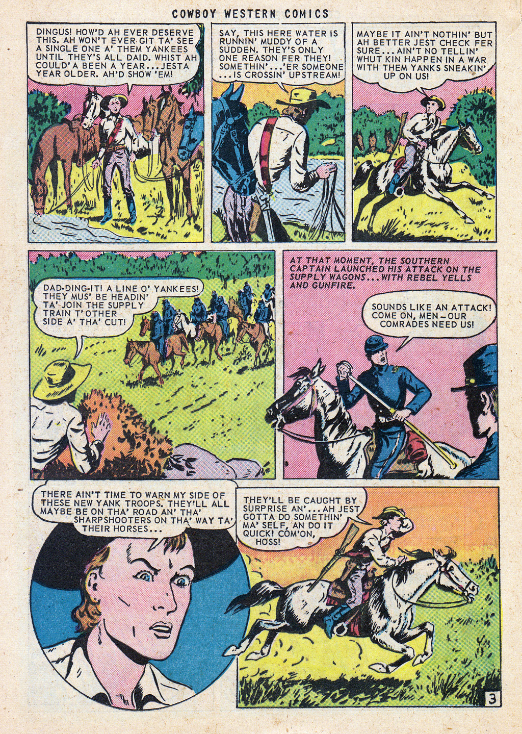 Read online Cowboy Western Comics (1948) comic -  Issue #38 - 16