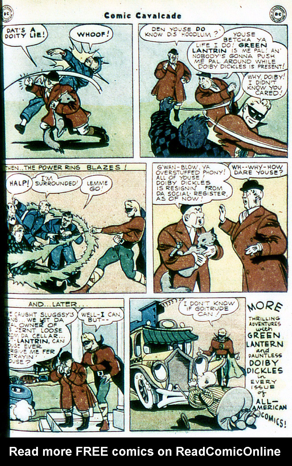 Read online Comic Cavalcade comic -  Issue #17 - 74