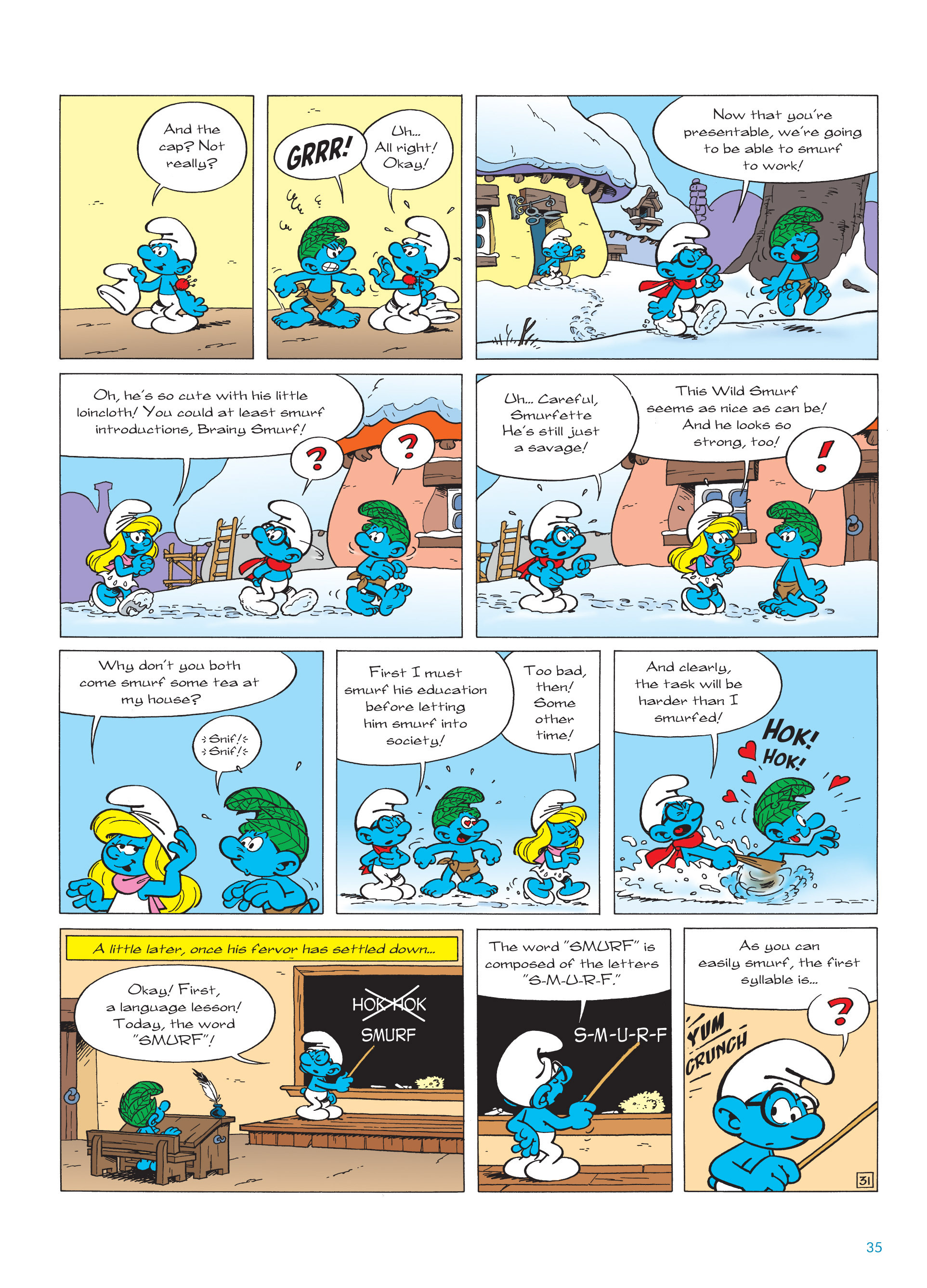 Read online The Smurfs comic -  Issue #21 - 35