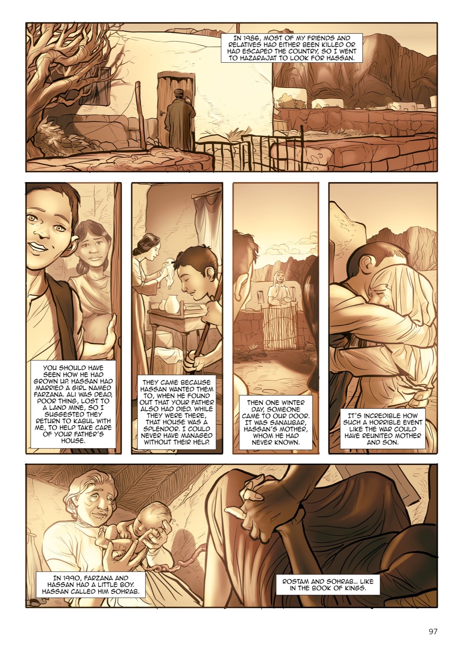 Read online The Kite Runner comic -  Issue # TPB - 98