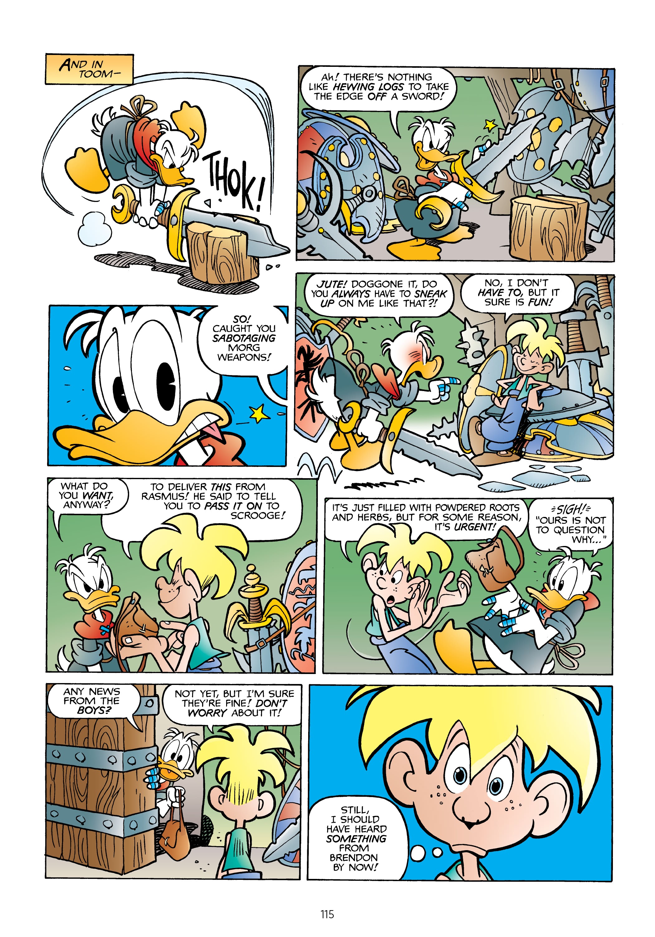 Read online Donald Duck and Uncle Scrooge: World of the Dragonlords comic -  Issue # TPB (Part 2) - 16