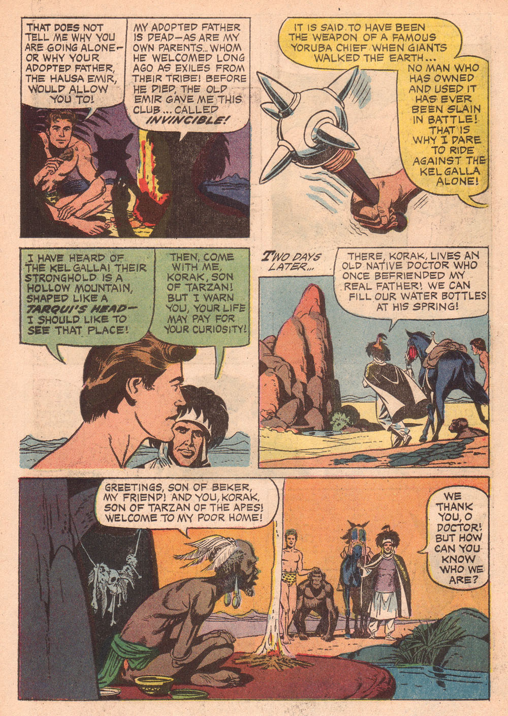 Read online Korak, Son of Tarzan (1964) comic -  Issue #7 - 6