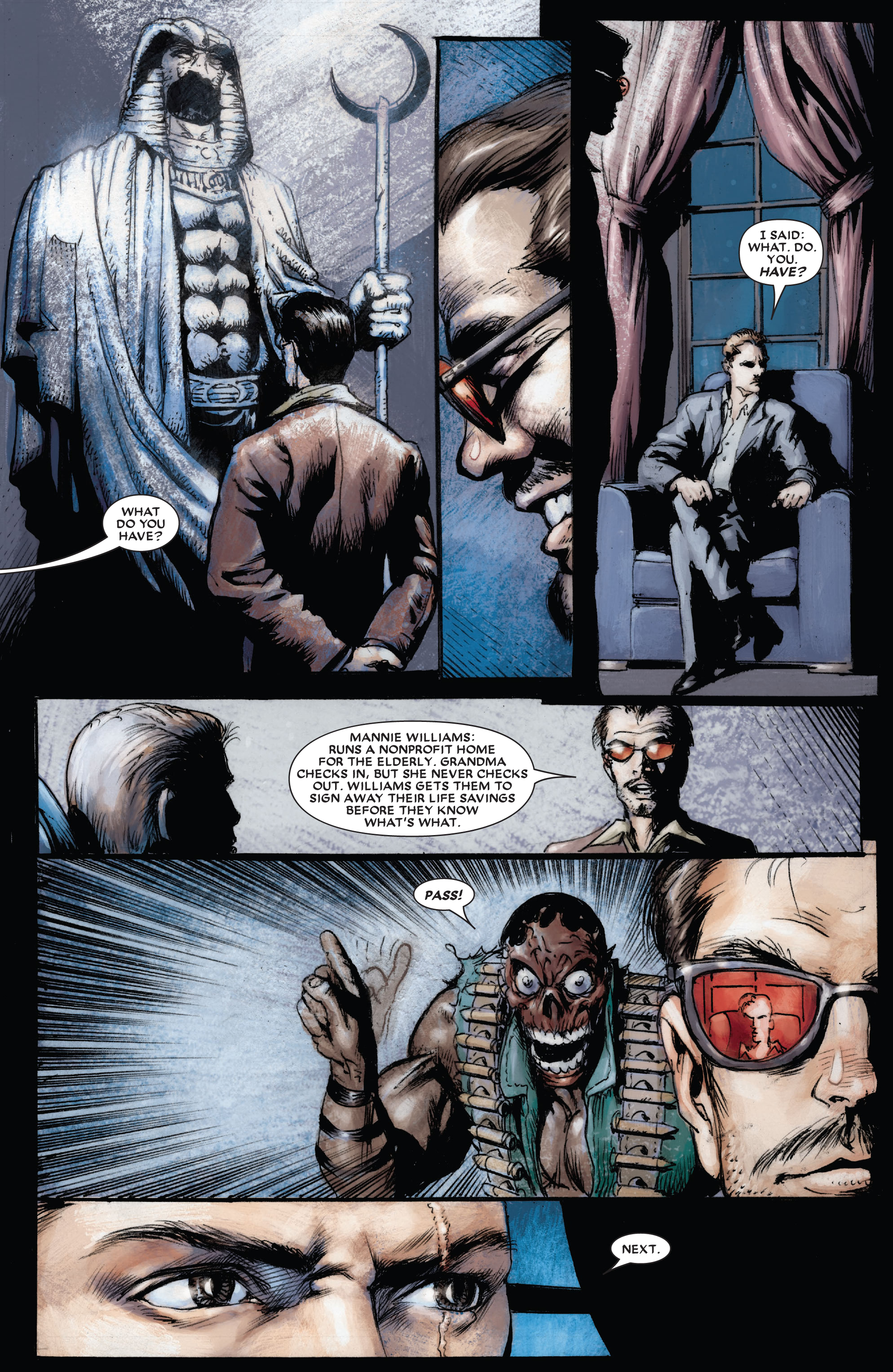 Read online Moon Knight by Huston, Benson & Hurwitz Omnibus comic -  Issue # TPB (Part 5) - 12