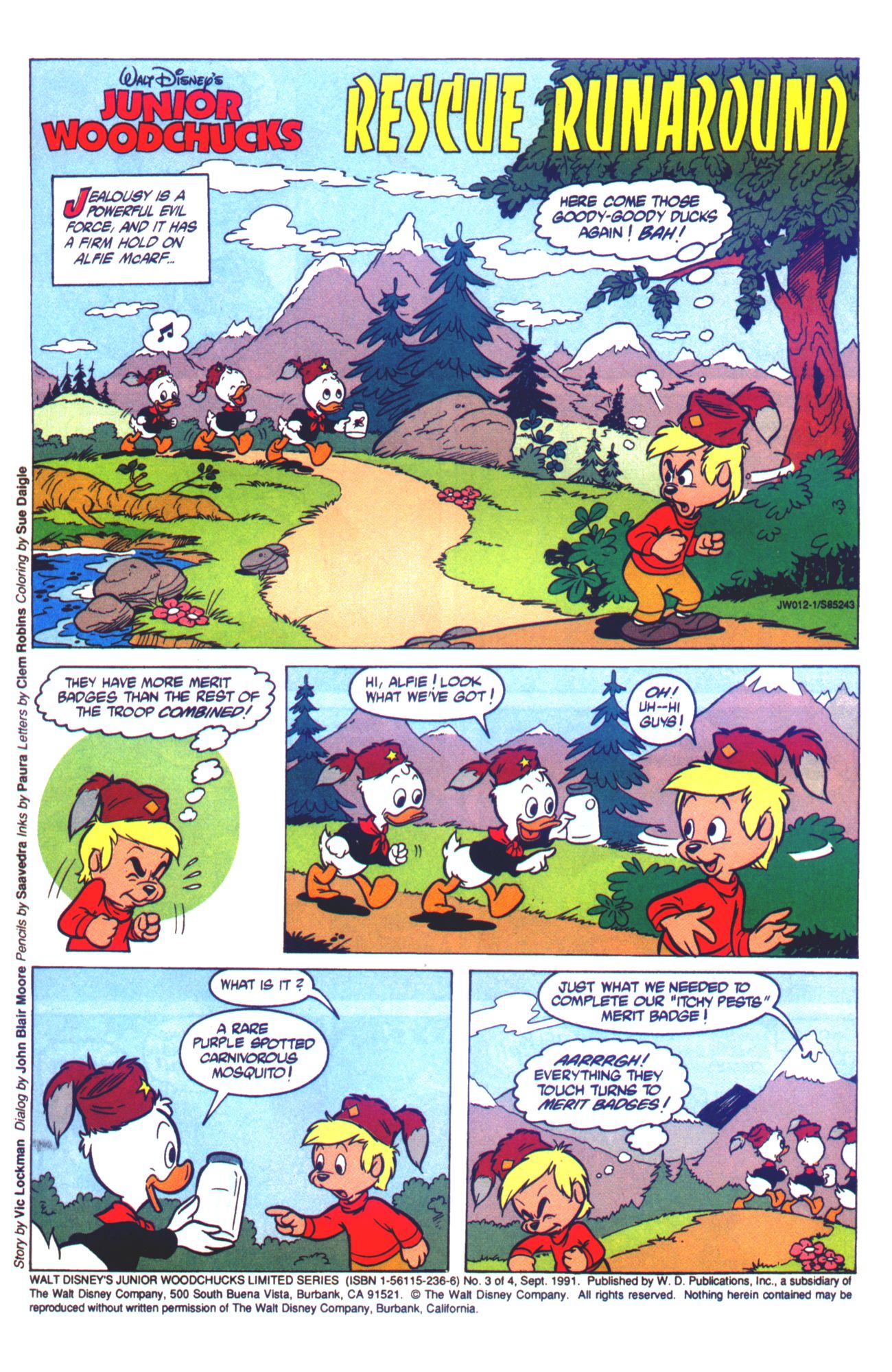 Read online Walt Disney's Junior Woodchucks Limited Series comic -  Issue #3 - 3