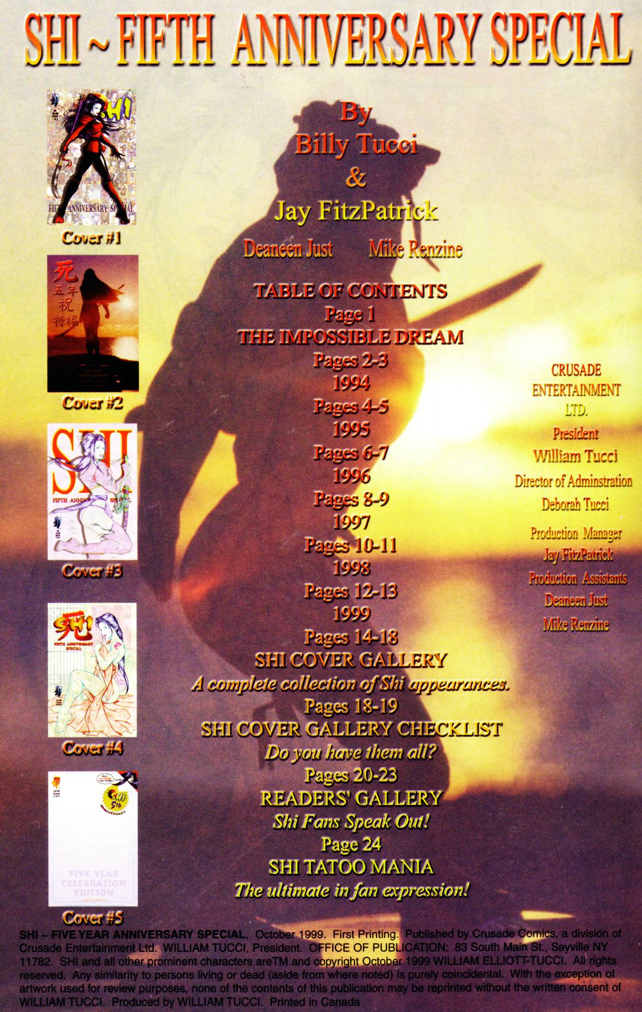 Read online Shi - Five Year Anniversary Special comic -  Issue # Full - 7