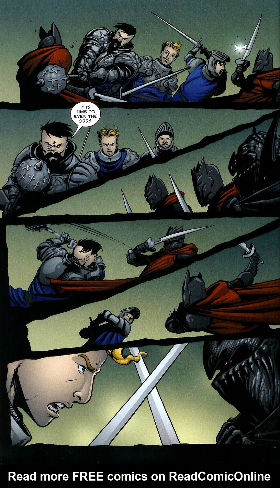 Read online Dracula vs King Arthur comic -  Issue #4 - 44