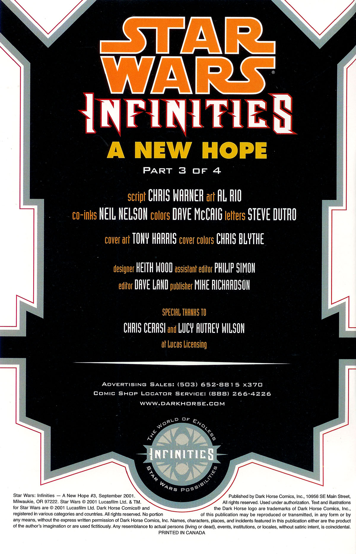 Read online Star Wars: Infinities - A New Hope comic -  Issue #3 - 3