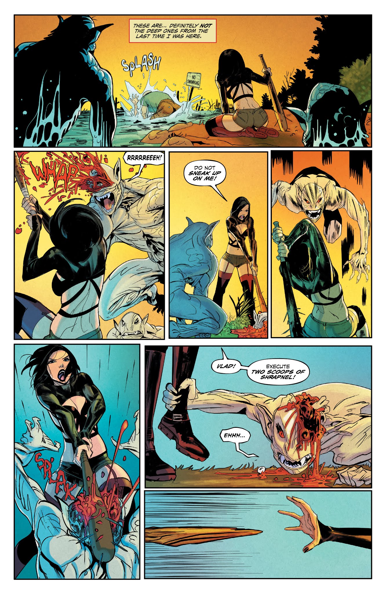 Read online Hack/Slash: Resurrection comic -  Issue #8 - 17
