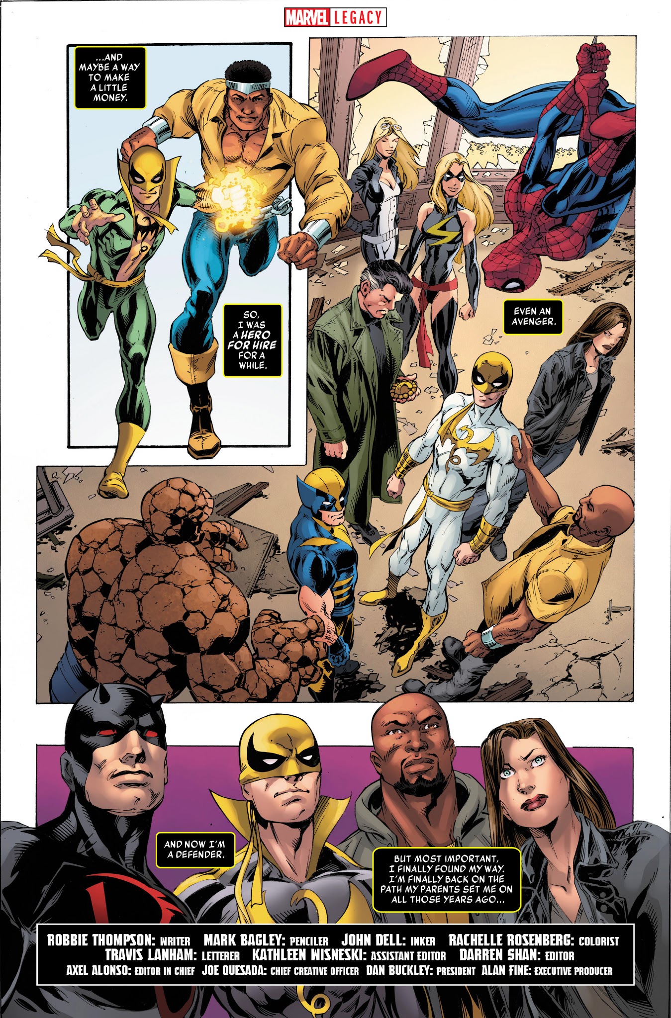 Read online Iron Fist - Marvel Legacy Primer Pages comic -  Issue # Full - 4