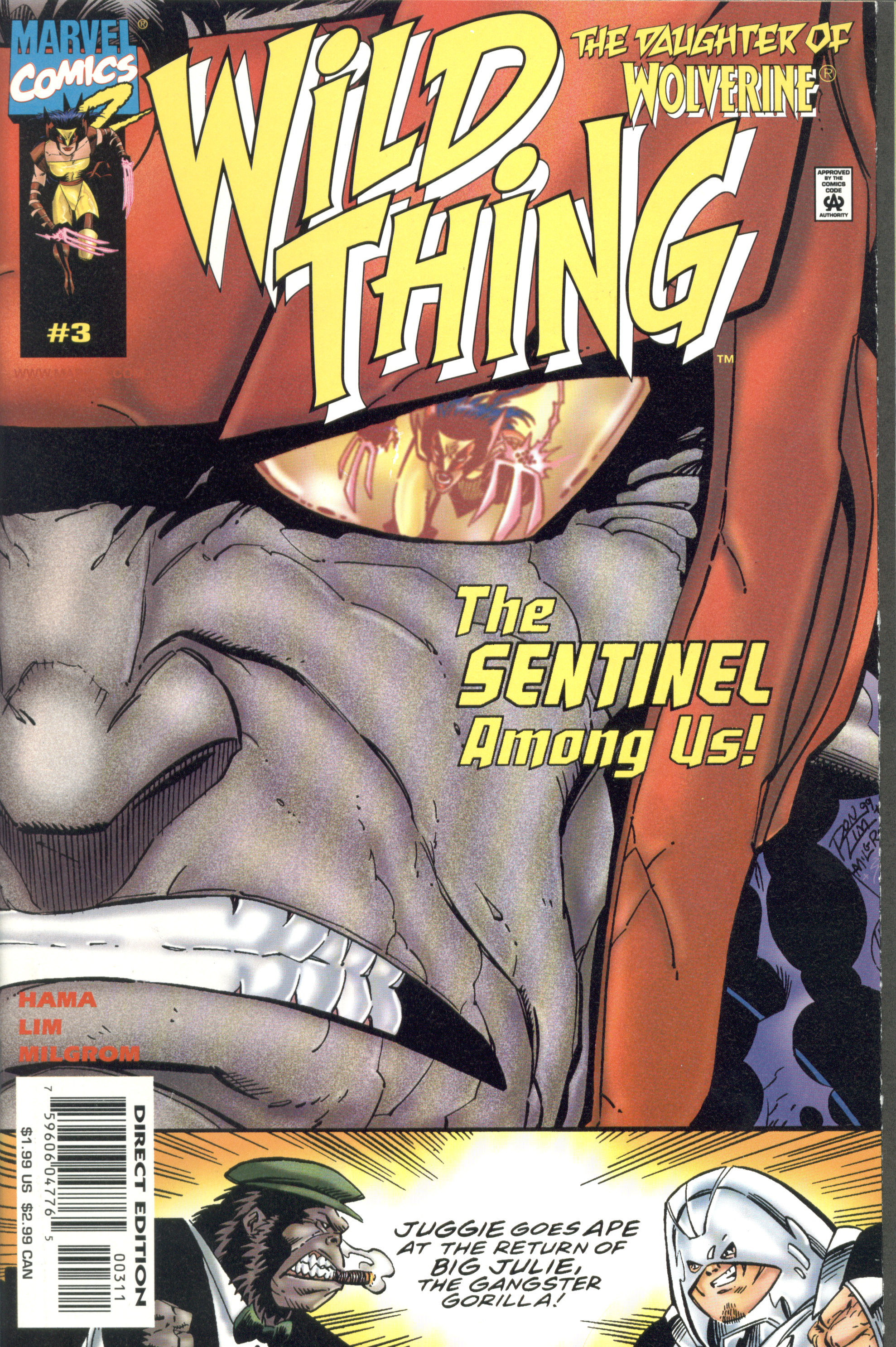 Read online Wild Thing (1999) comic -  Issue #3 - 1
