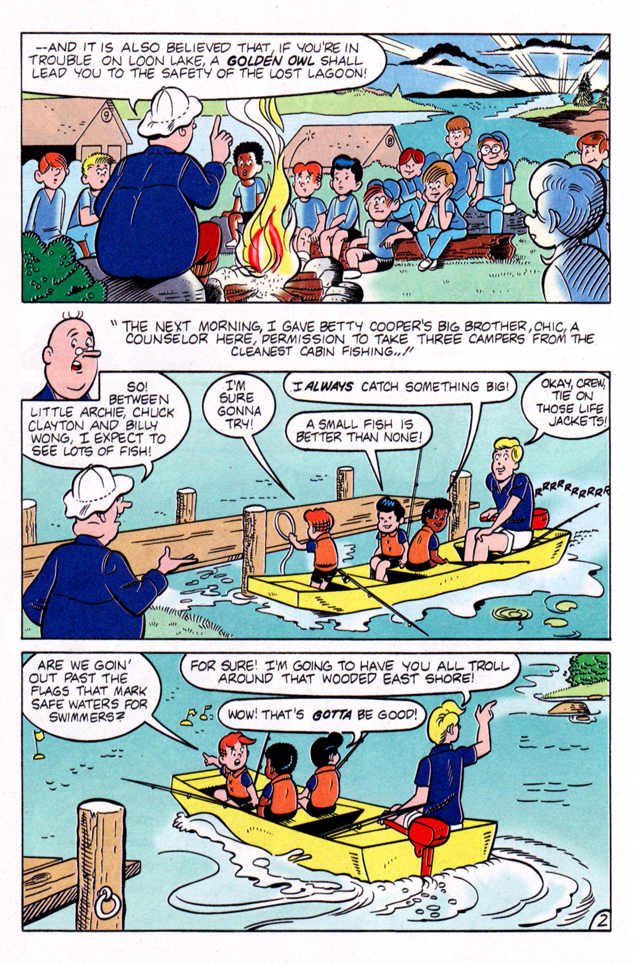 Read online Little Archie, The Legend of the Lost Lagoon, Free Comic Book Day Edition comic -  Issue # Full - 4