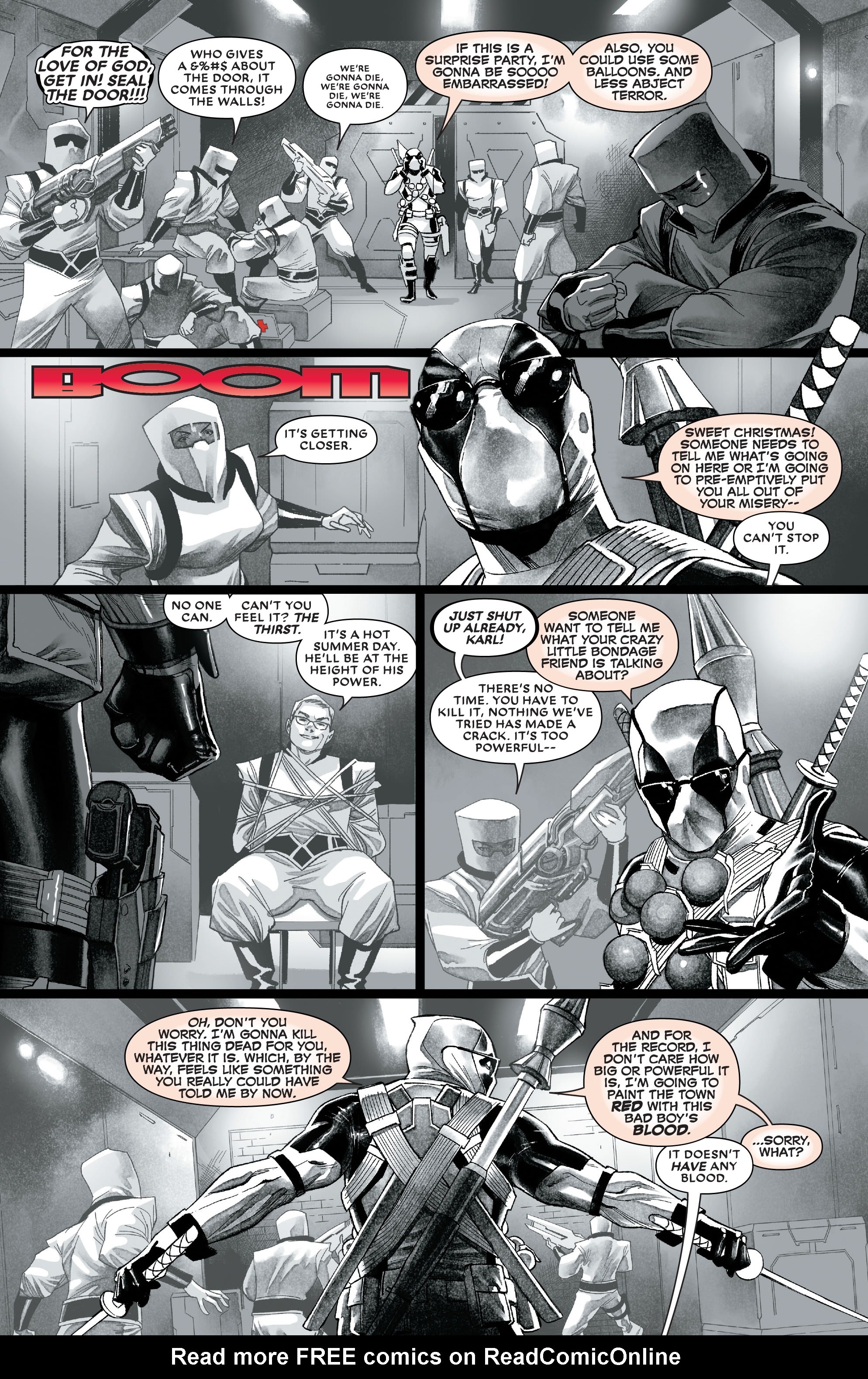 Read online Deadpool: Black, White & Blood comic -  Issue #4 - 5