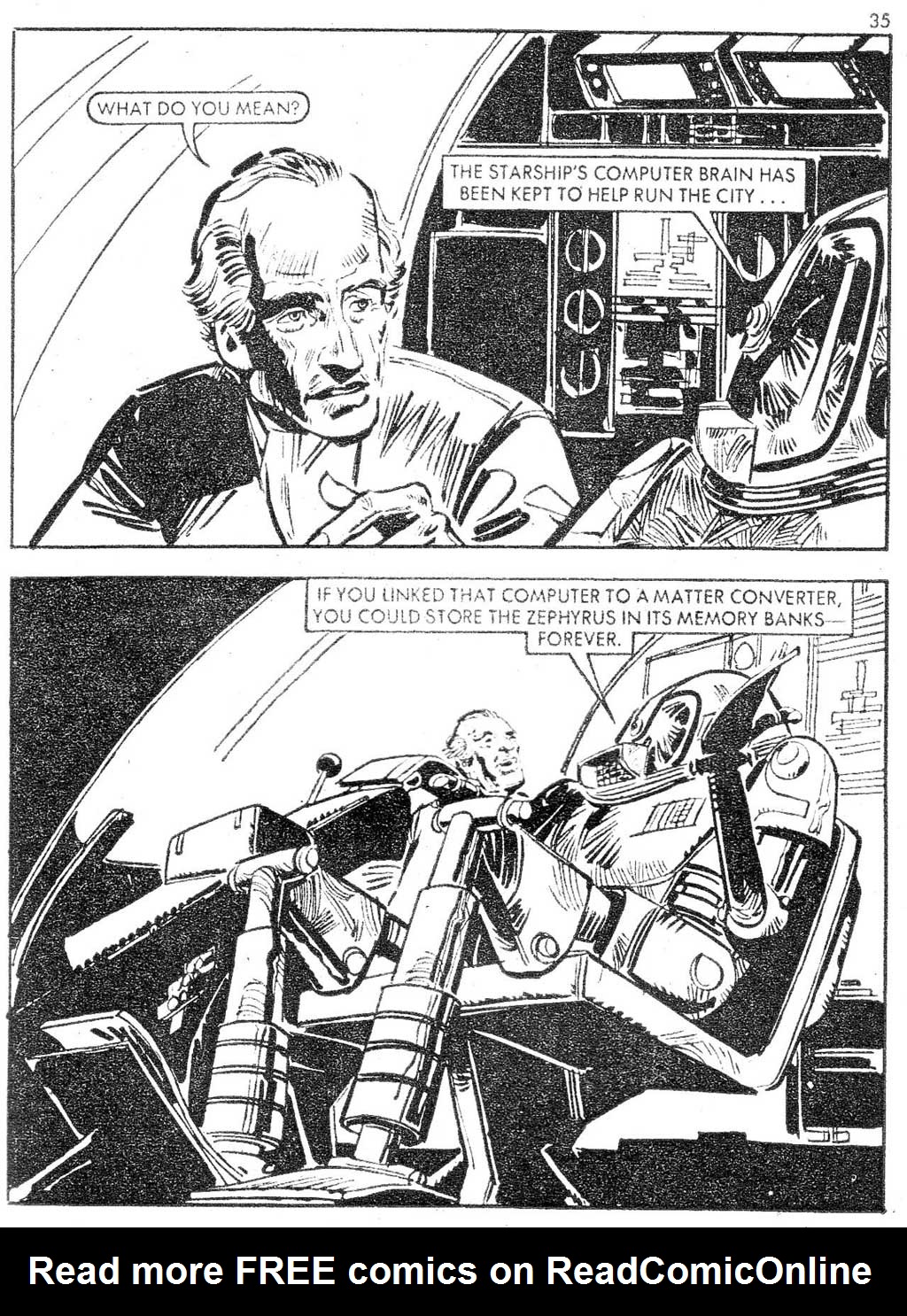 Read online Starblazer comic -  Issue #18 - 35