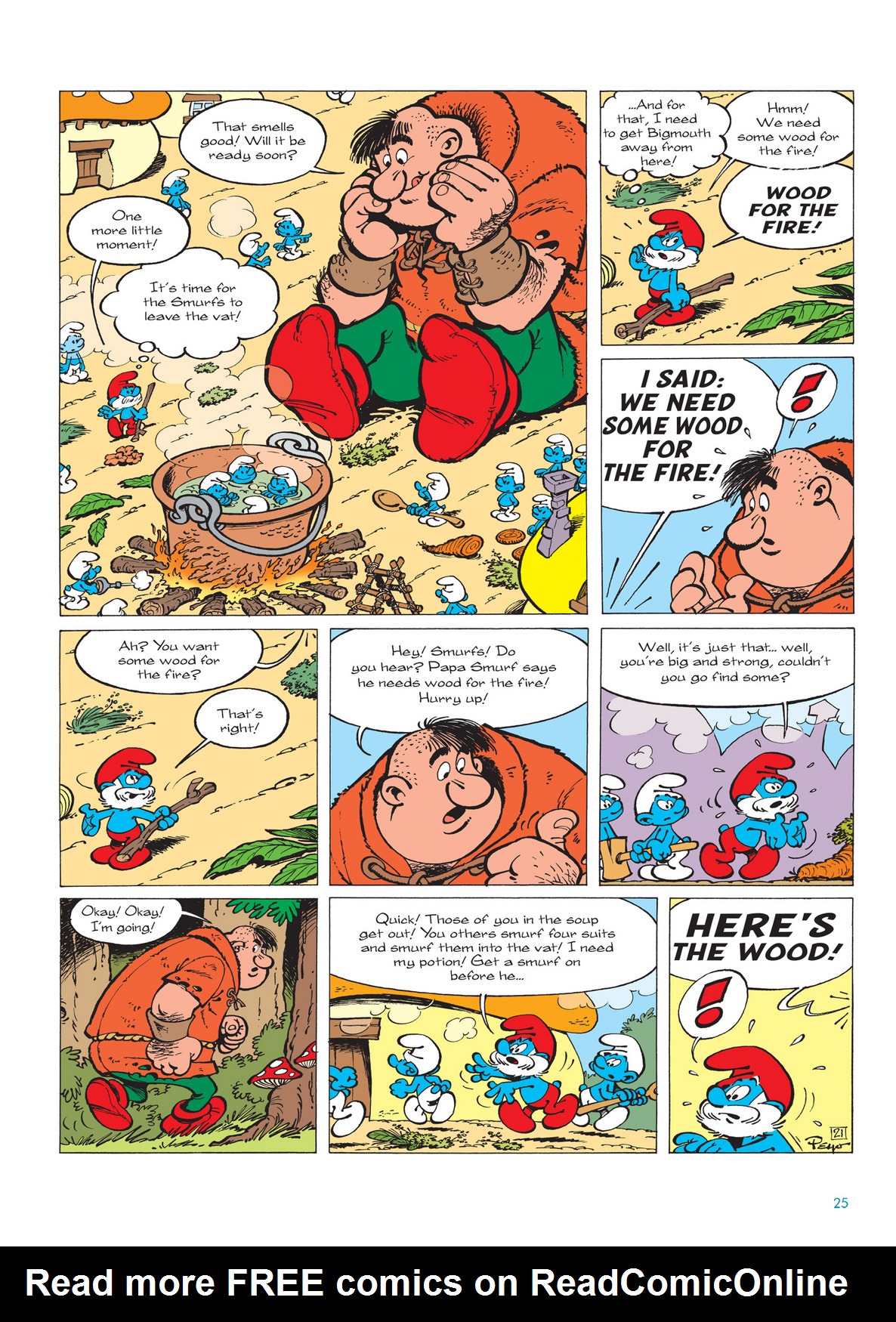 Read online The Smurfs comic -  Issue #13 - 25