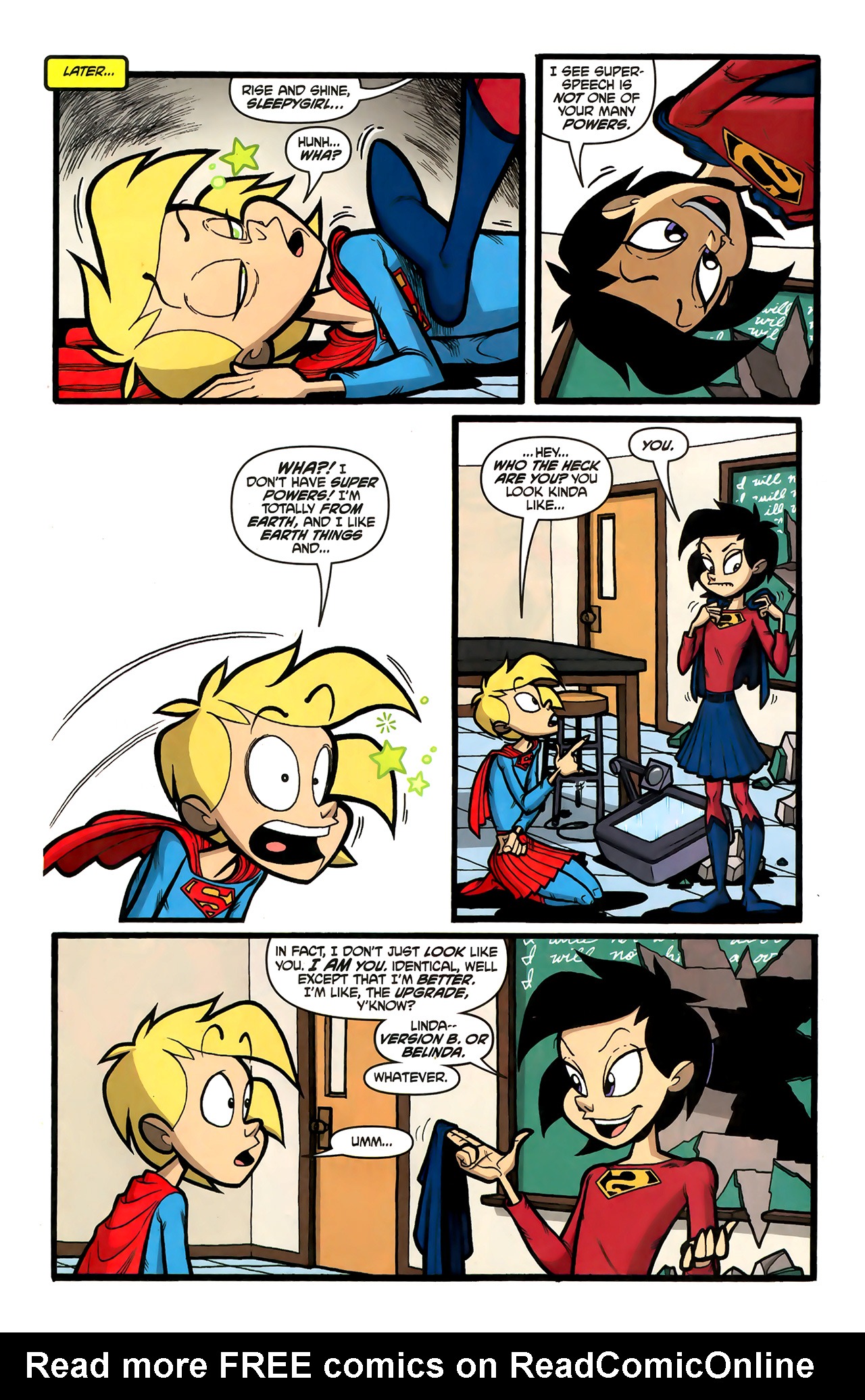 Read online Supergirl: Cosmic Adventures in the 8th Grade comic -  Issue #2 - 7