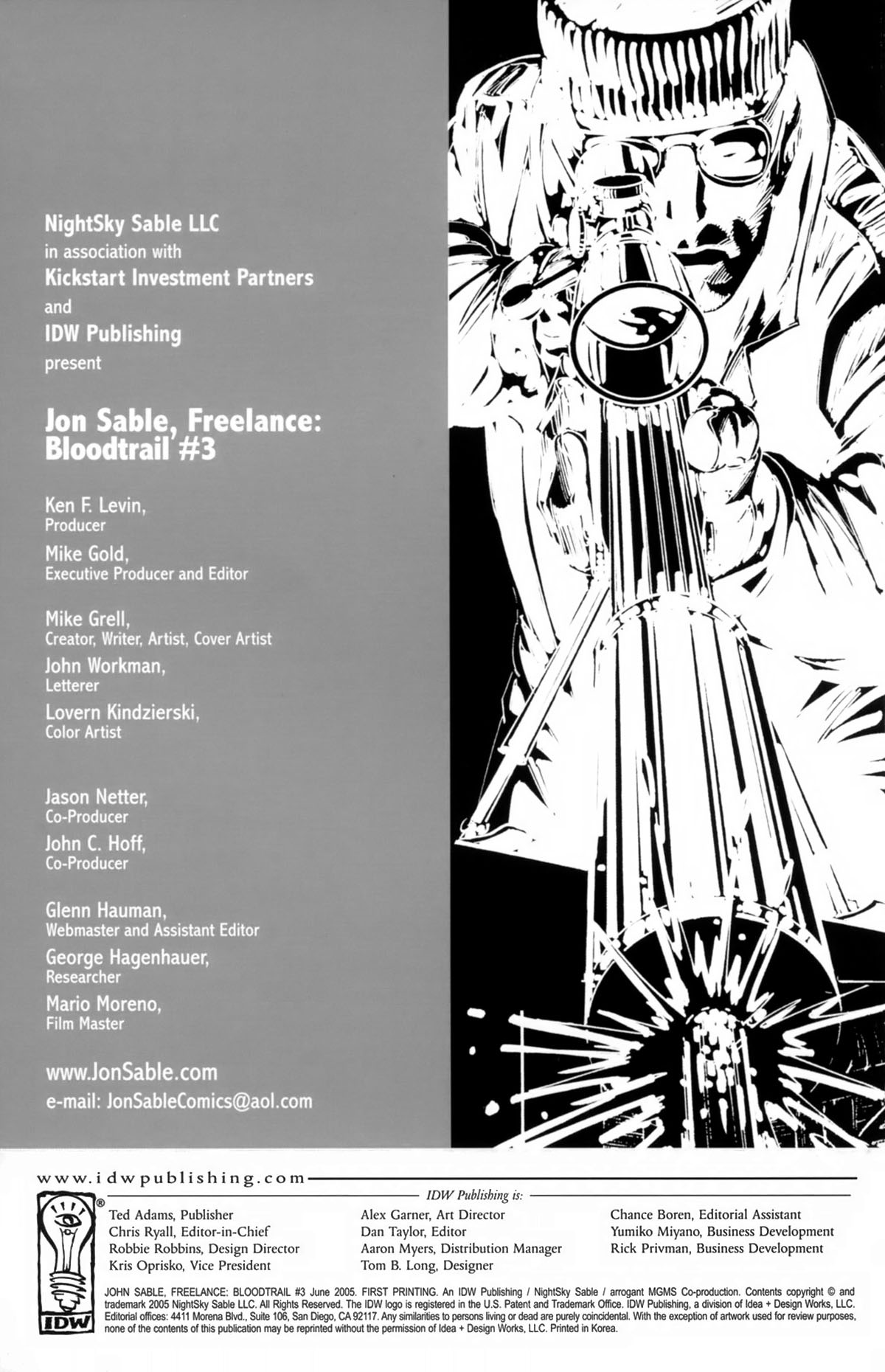 Read online Jon Sable, Freelance: Bloodtrail comic -  Issue #3 - 2