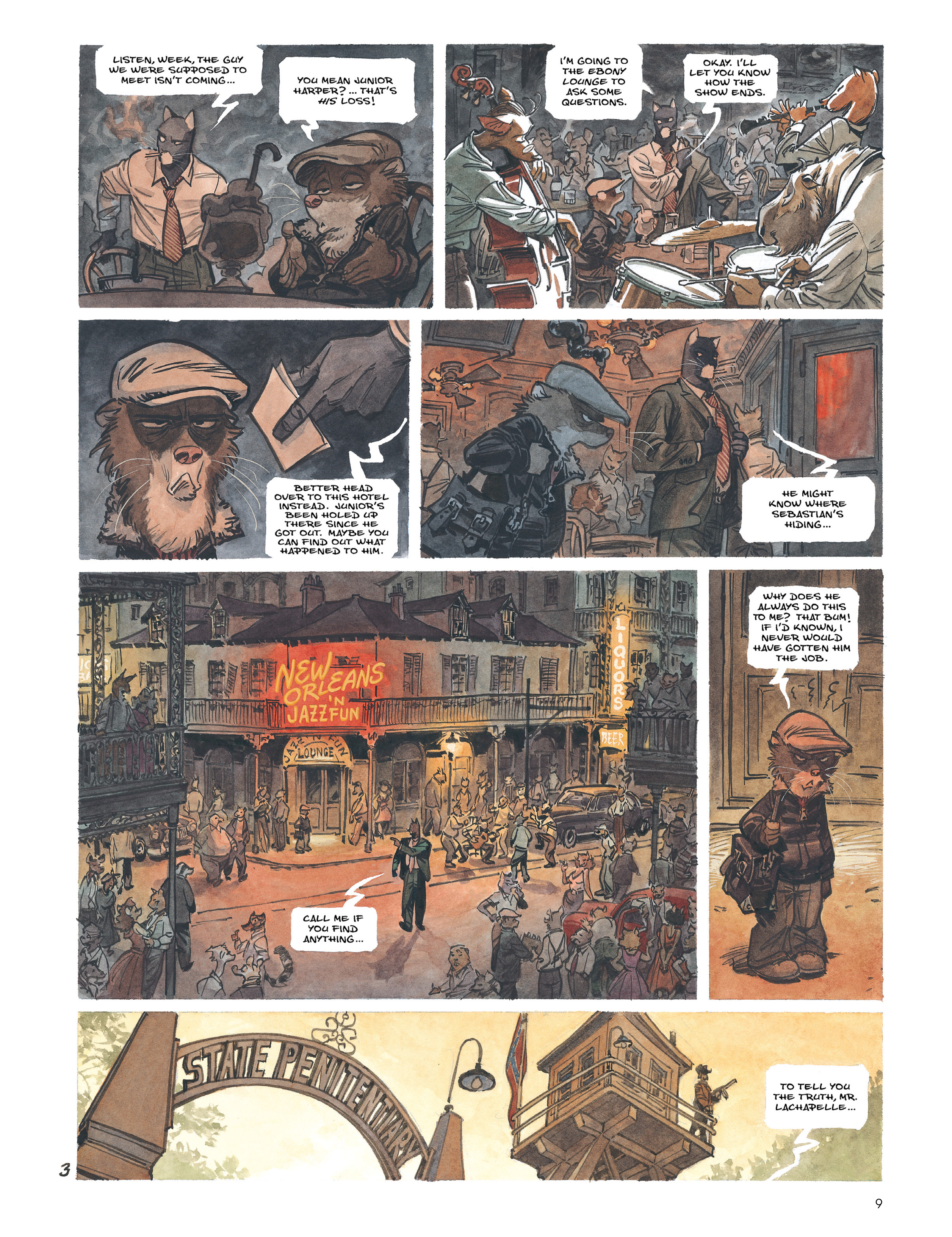 Read online Blacksad: A Silent Hell comic -  Issue # TPB - 10