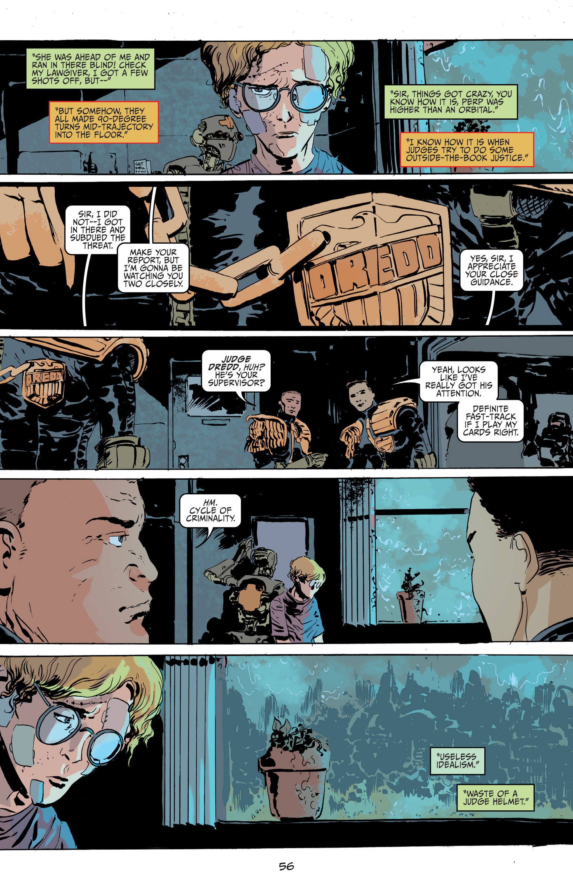 Read online Judge Dredd: Mega-City Zero comic -  Issue # TPB 3 - 55
