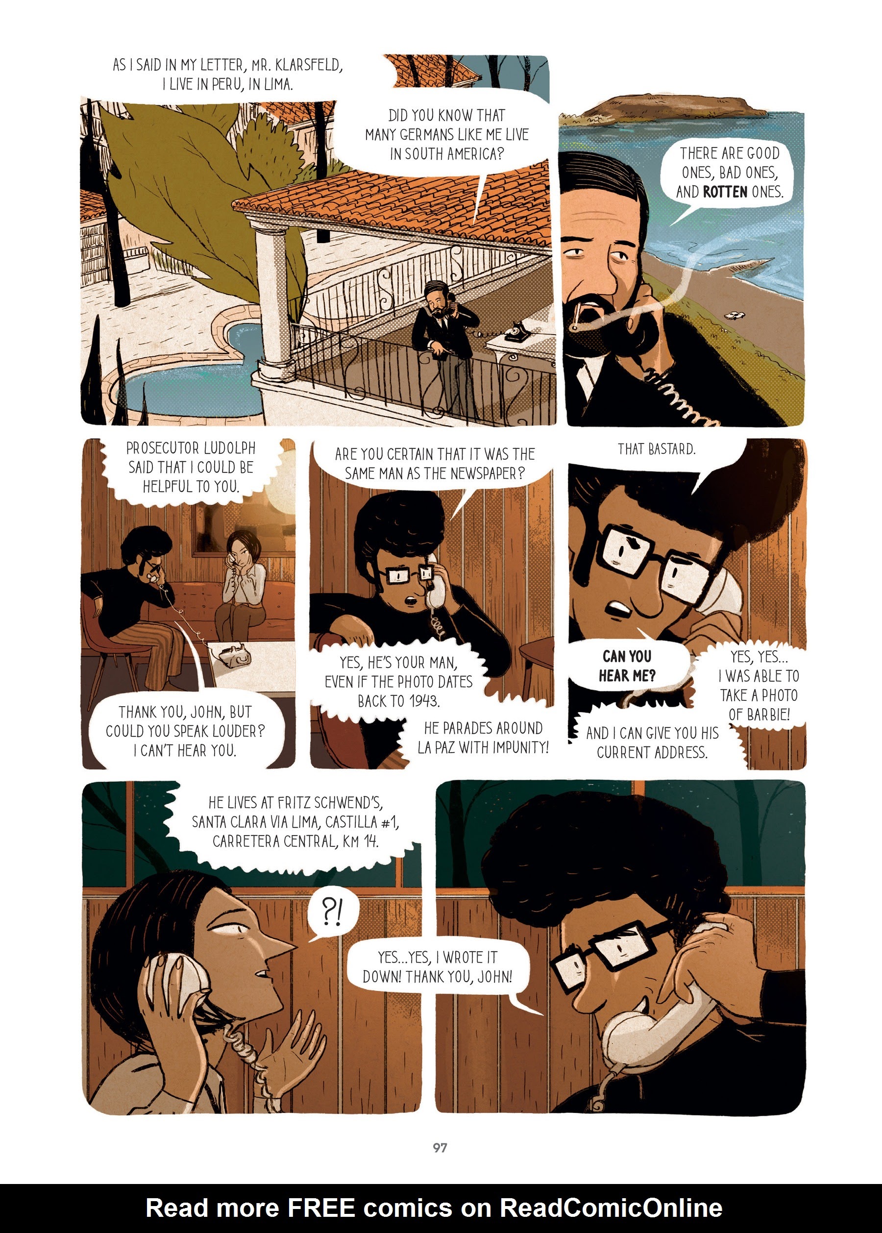 Read online For Justice: The Serge & Beate Klarsfeld Story comic -  Issue # TPB (Part 1) - 97