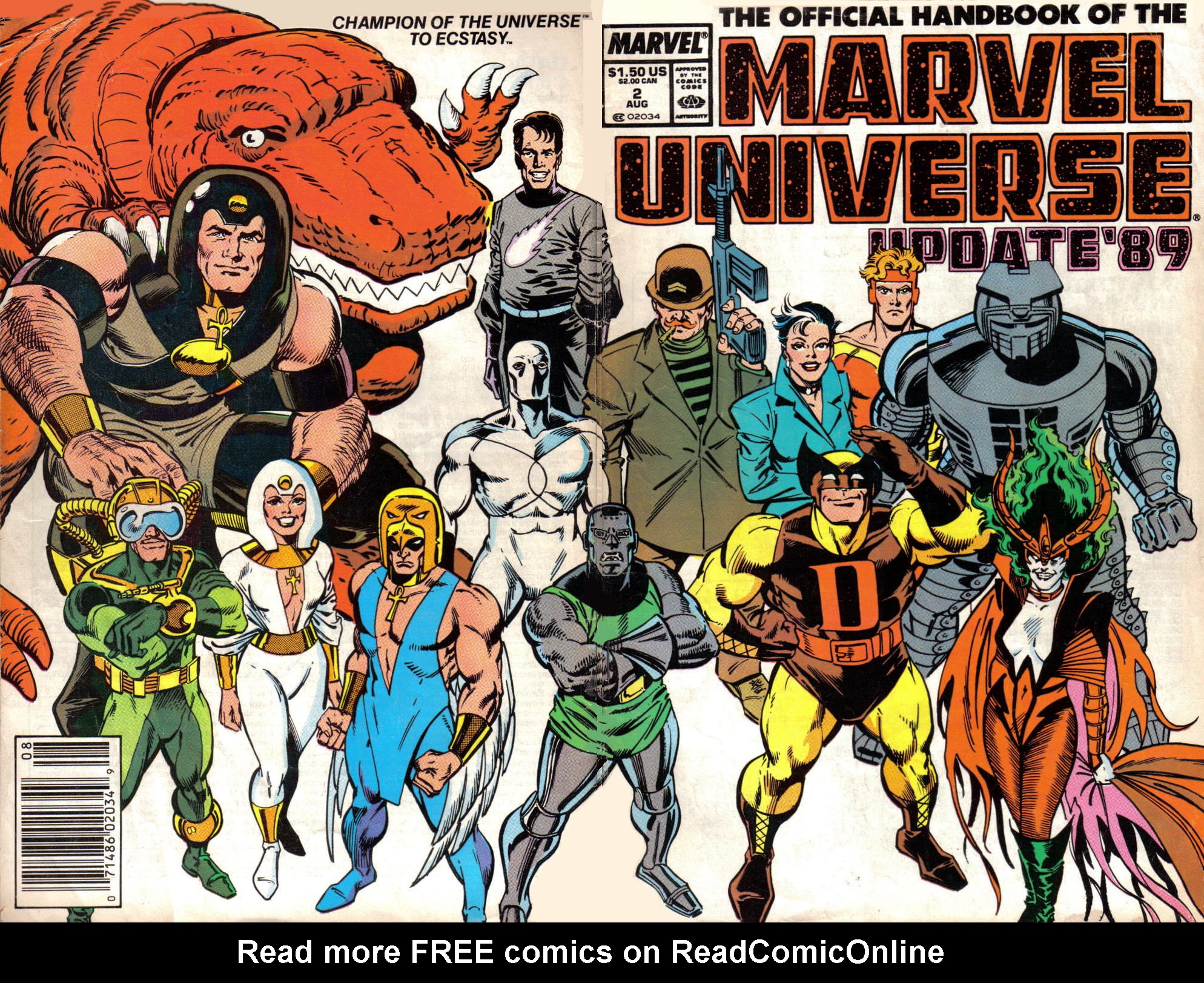 Read online The Official Handbook of the Marvel Universe: Update '89 comic -  Issue #2 - 53
