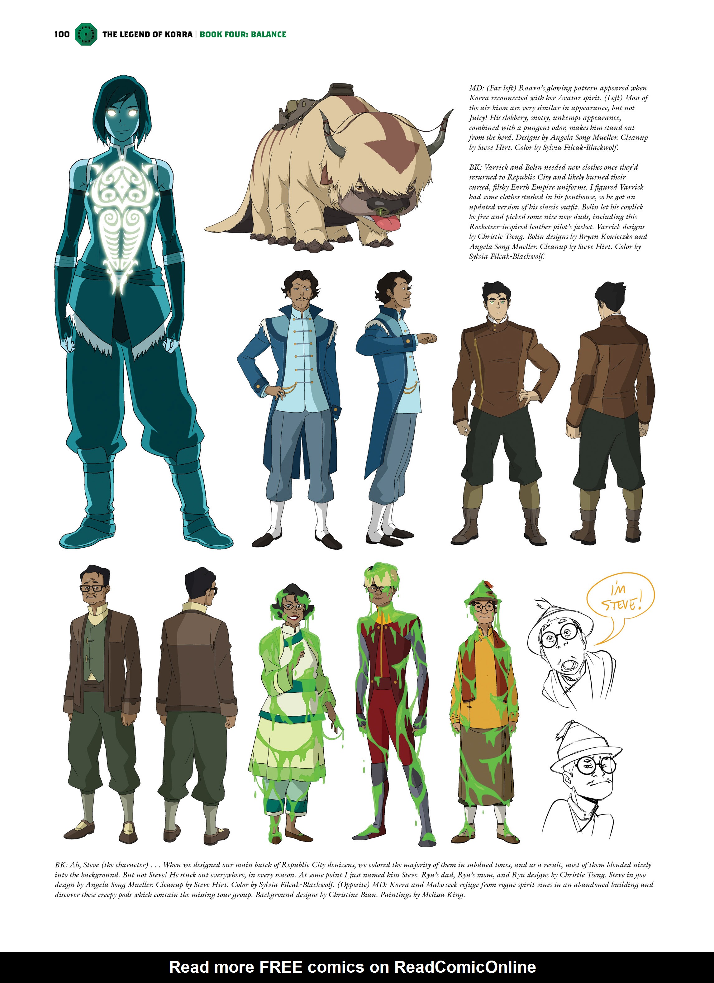 Read online The Legend of Korra: The Art of the Animated Series comic -  Issue # TPB 4 - 93