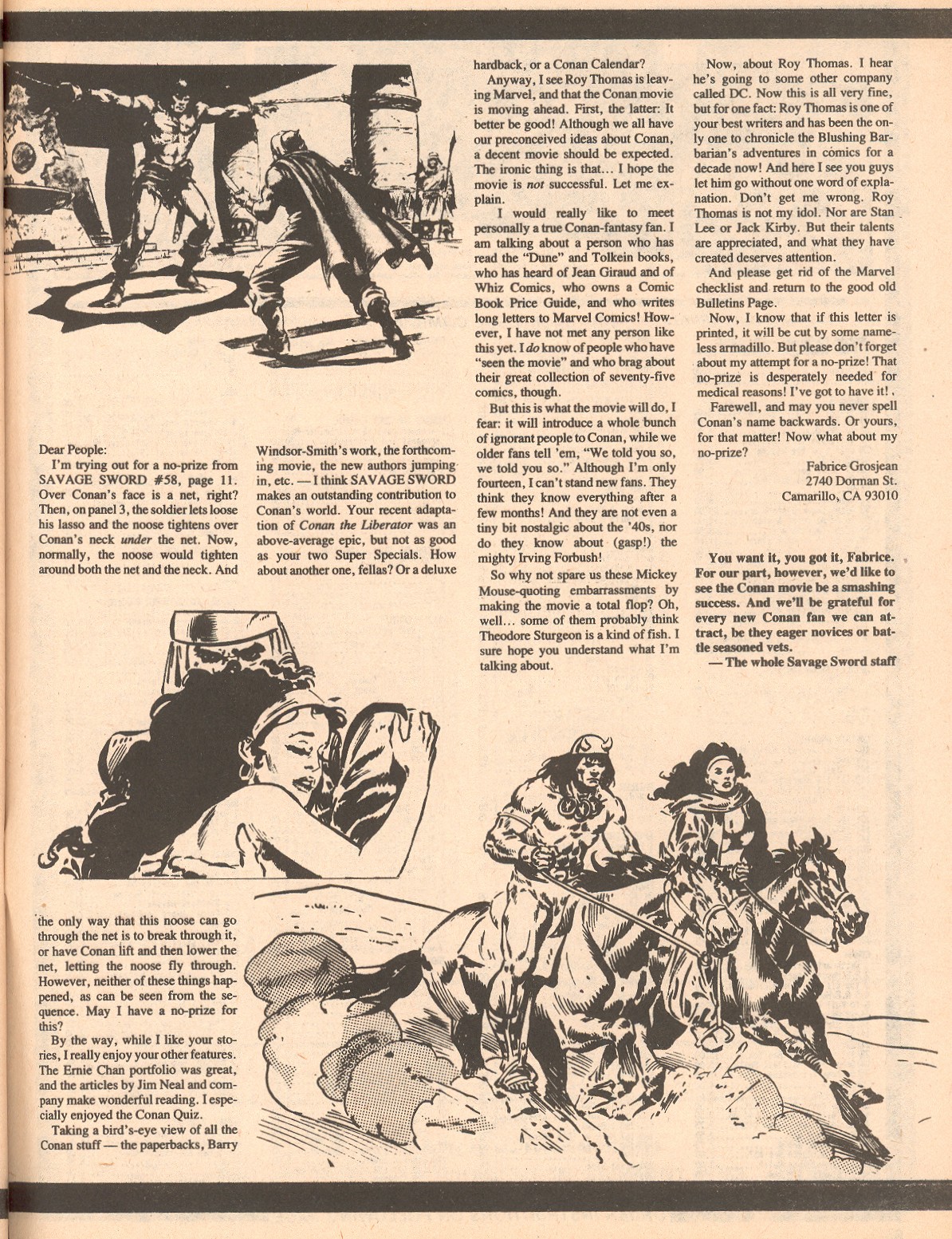 Read online The Savage Sword Of Conan comic -  Issue #62 - 65