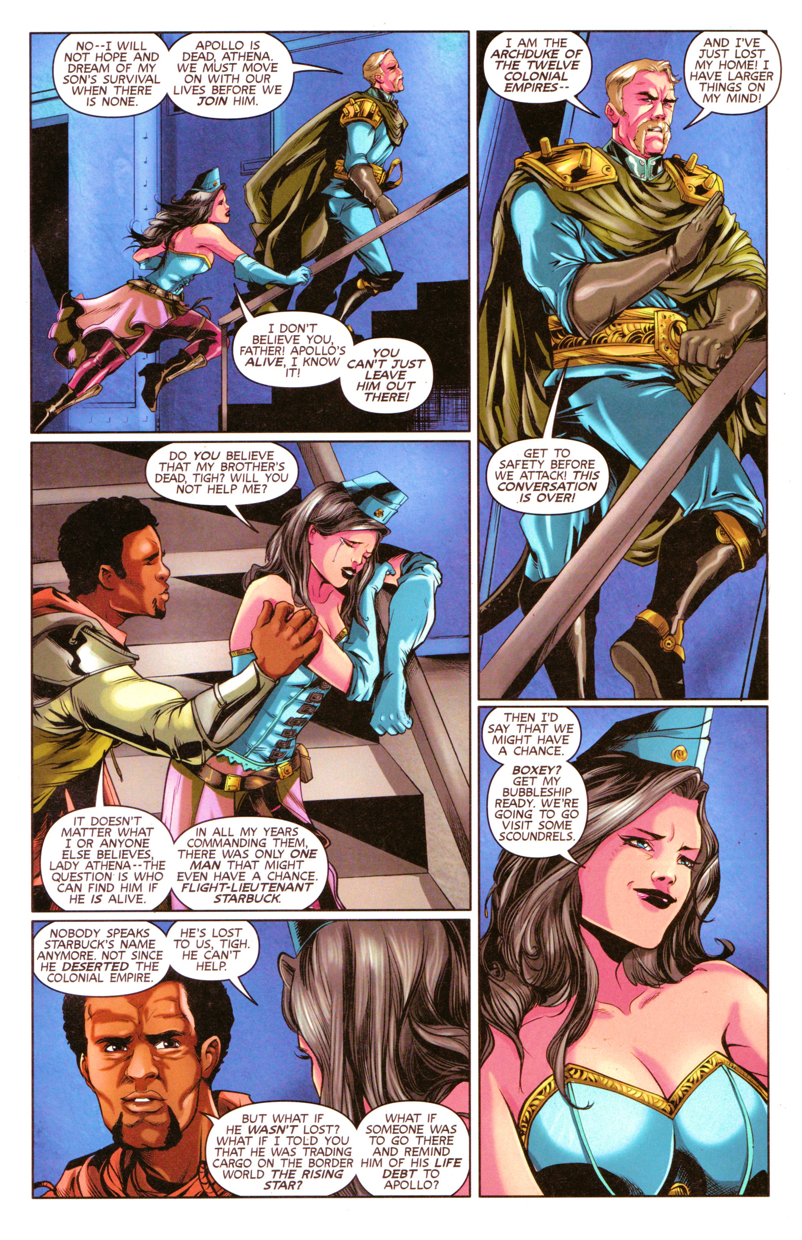 Read online Steampunk Battlestar Galactica 1880 comic -  Issue #1 - 12