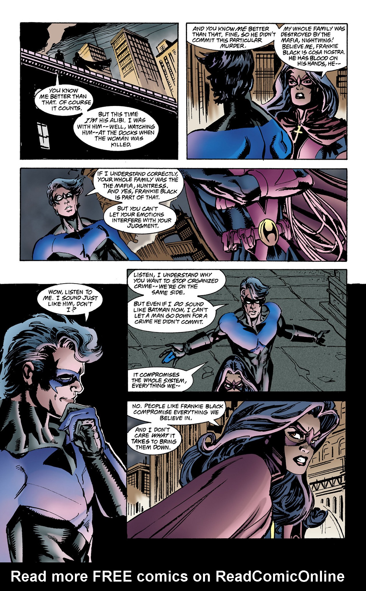 Read online Nightwing and Huntress comic -  Issue #1 - 17