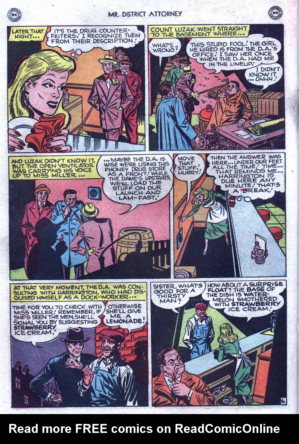 Read online Mr. District Attorney comic -  Issue #5 - 48