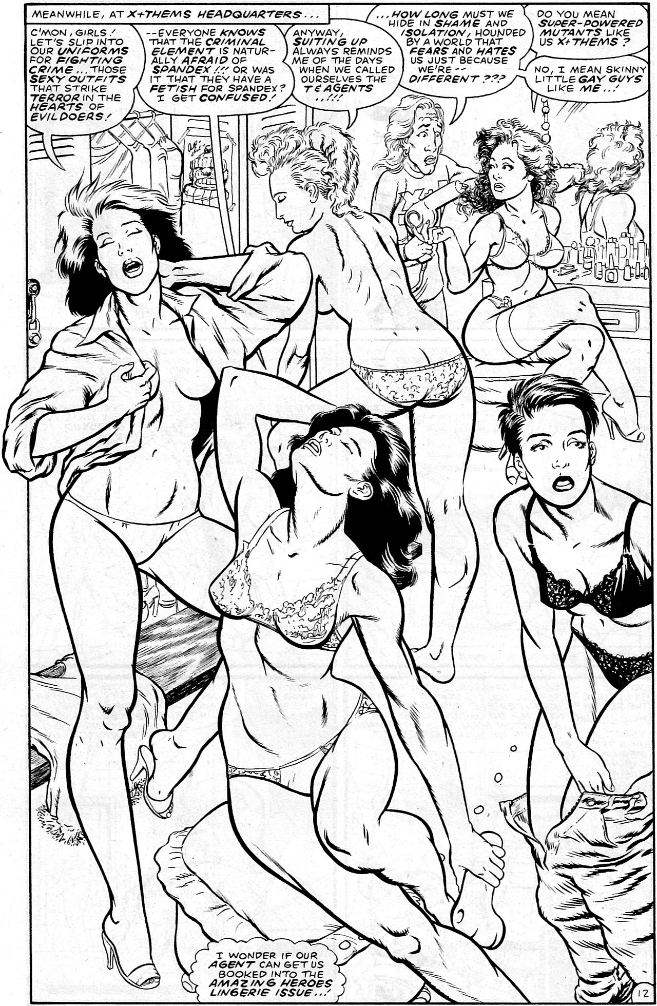 Read online Megaton Man Meets The Uncatergorizable X-Them comic -  Issue # Full - 14