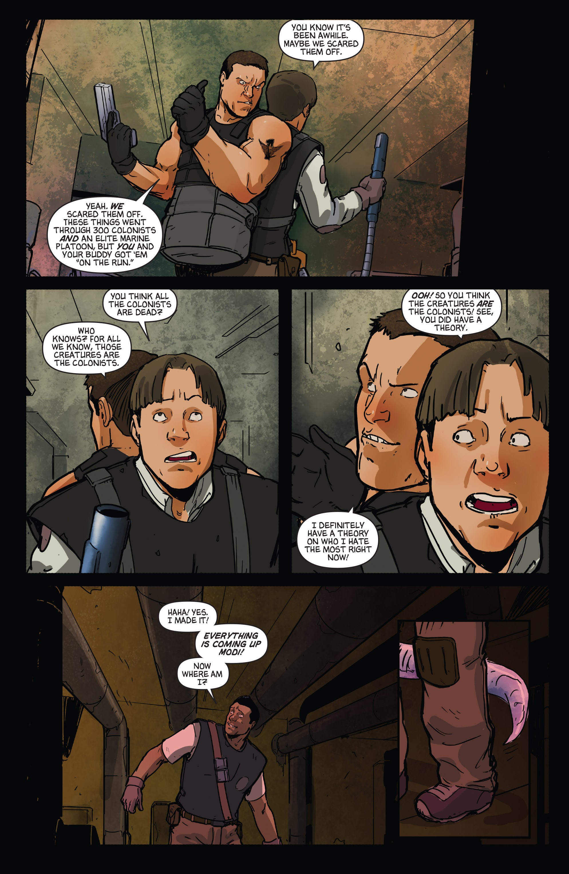 Read online Aliens vs. Parker comic -  Issue # _TPB - 64