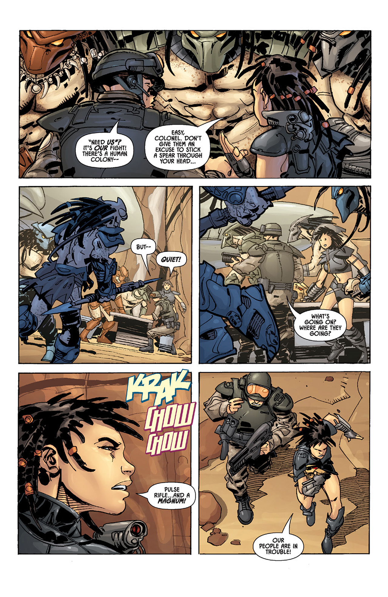 Read online Aliens vs. Predator: Three World War comic -  Issue #3 - 13