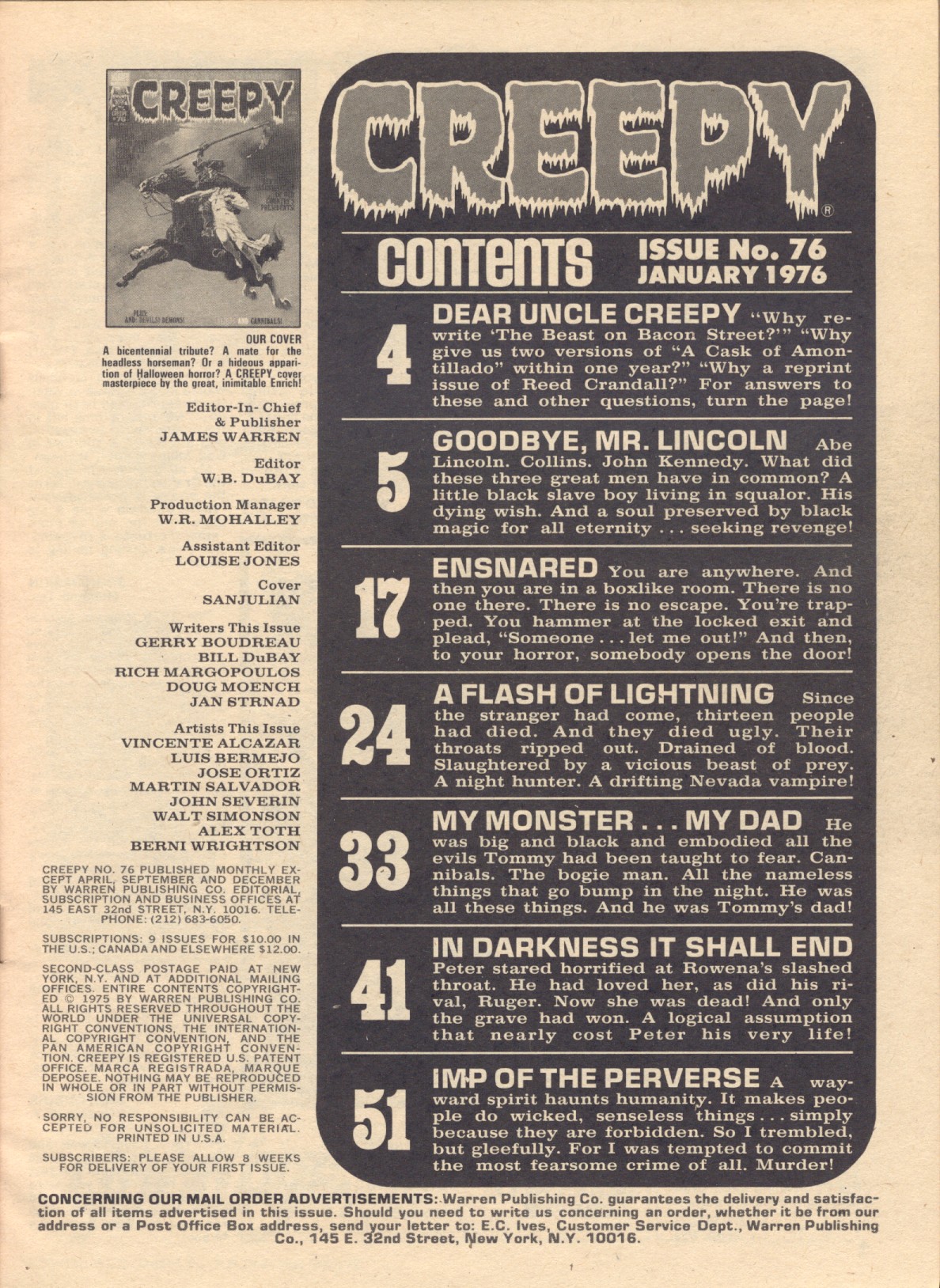 Creepy (1964) Issue #76 #76 - English 3