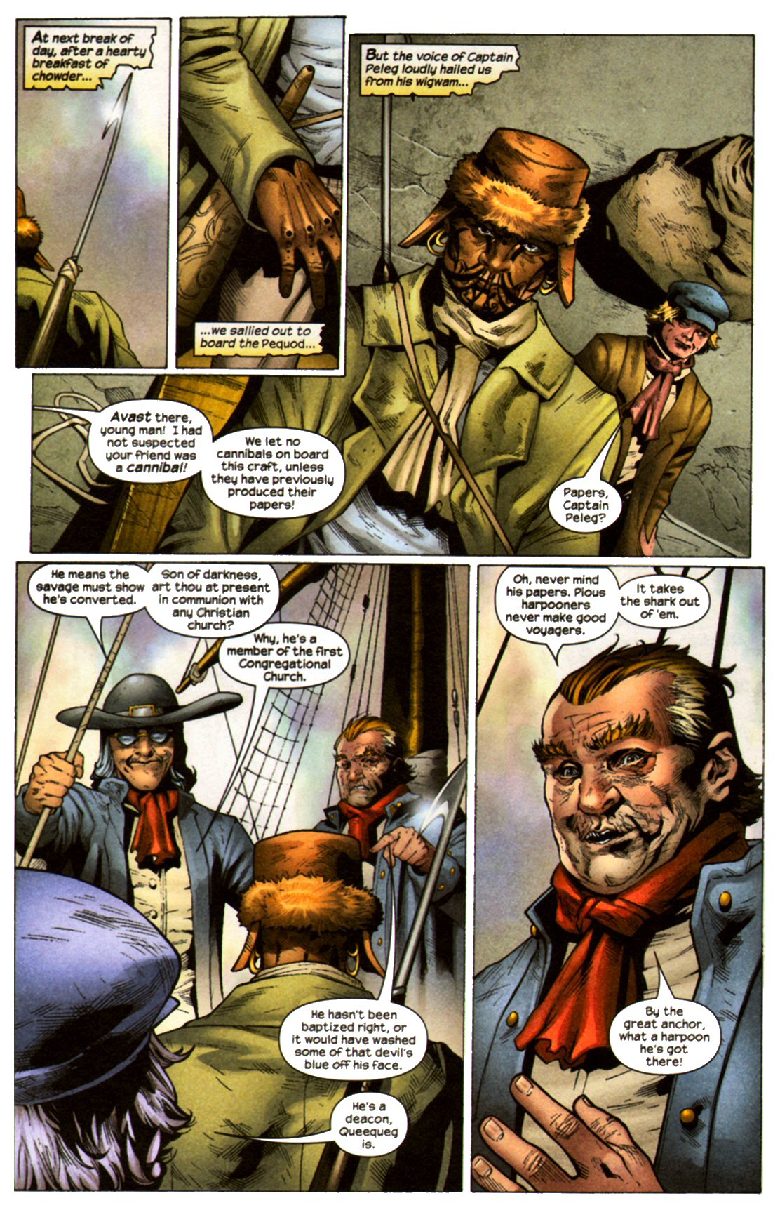 Read online Marvel Illustrated: Moby Dick comic -  Issue # TPB - 24
