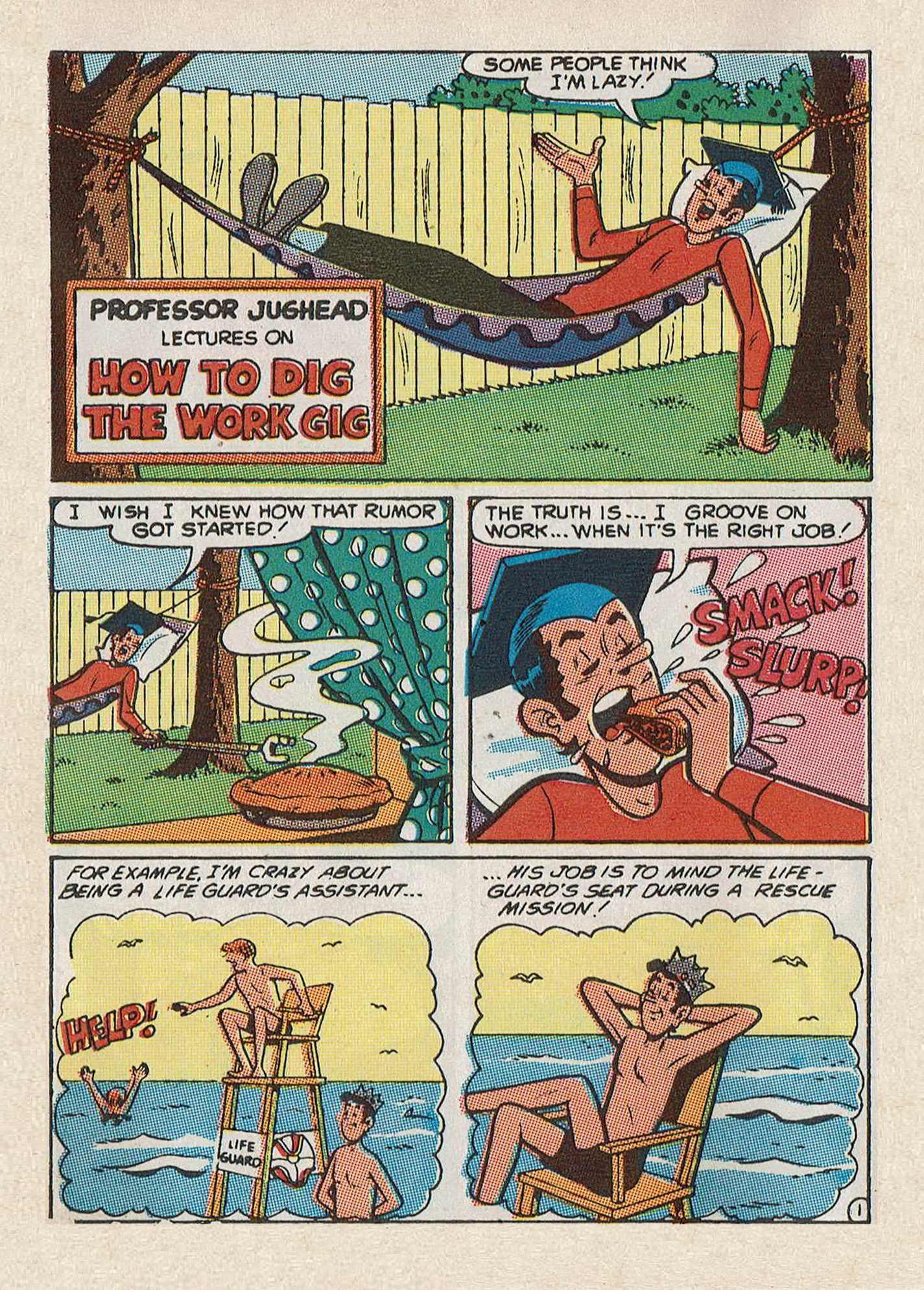 Read online Jughead Jones Comics Digest comic -  Issue #60 - 62