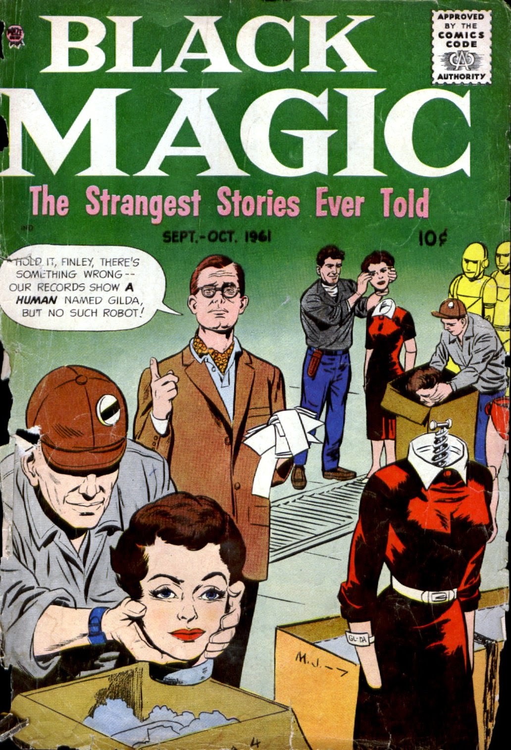 Read online Black Magic (1950) comic -  Issue #49 - 1