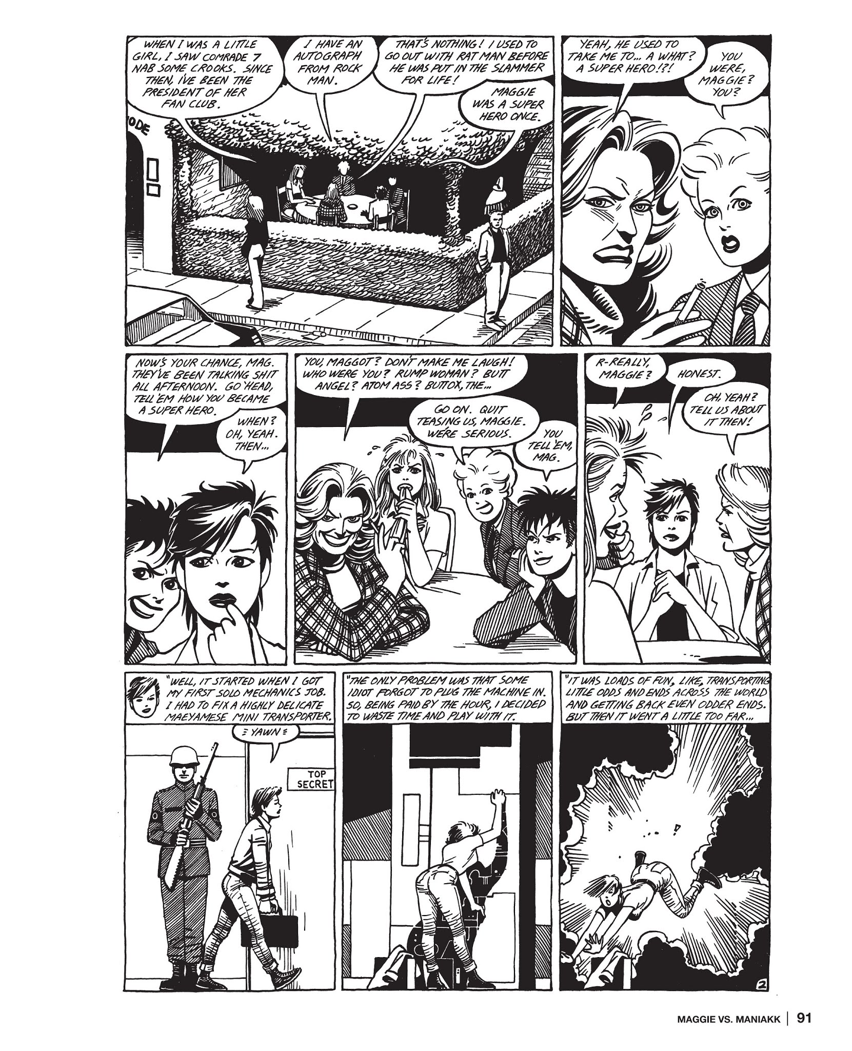 Read online Maggie the Mechanic: The Love & Rockets Library - Locas comic -  Issue # TPB (Part 1) - 91