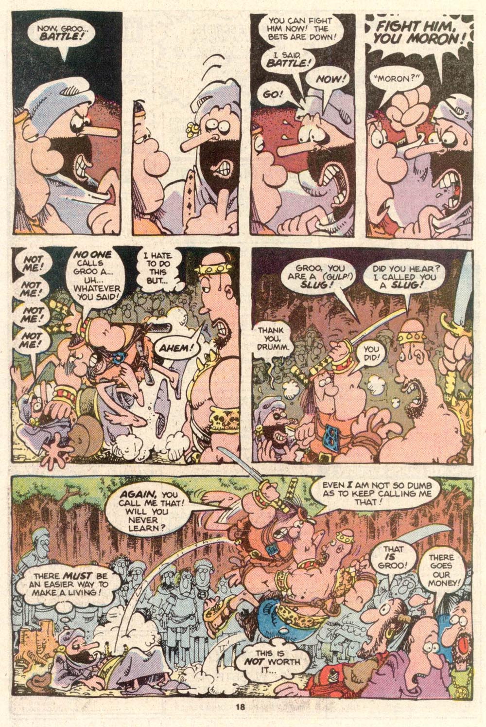 Read online Sergio Aragonés Groo the Wanderer comic -  Issue #23 - 19