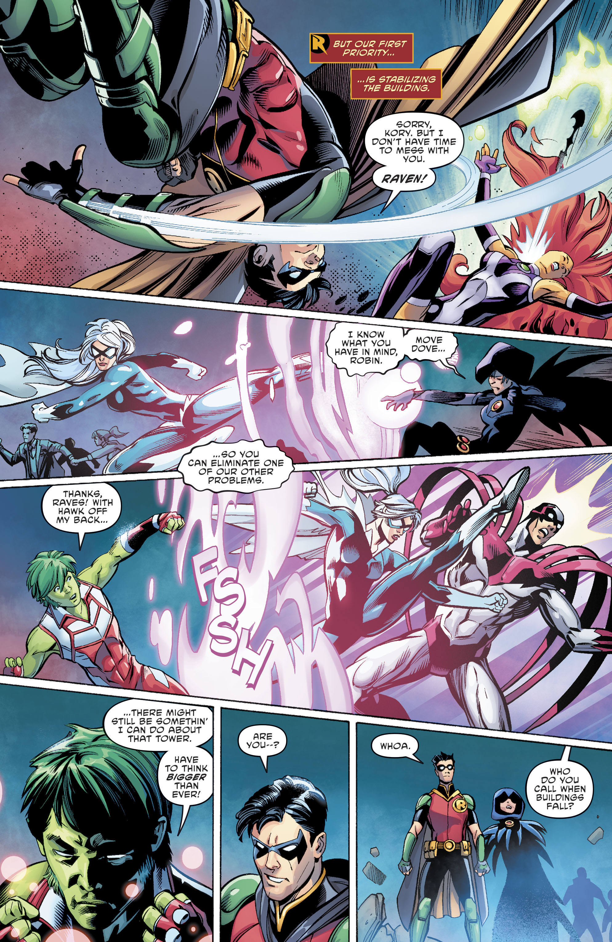Read online Titans: Burning Rage comic -  Issue #5 - 19