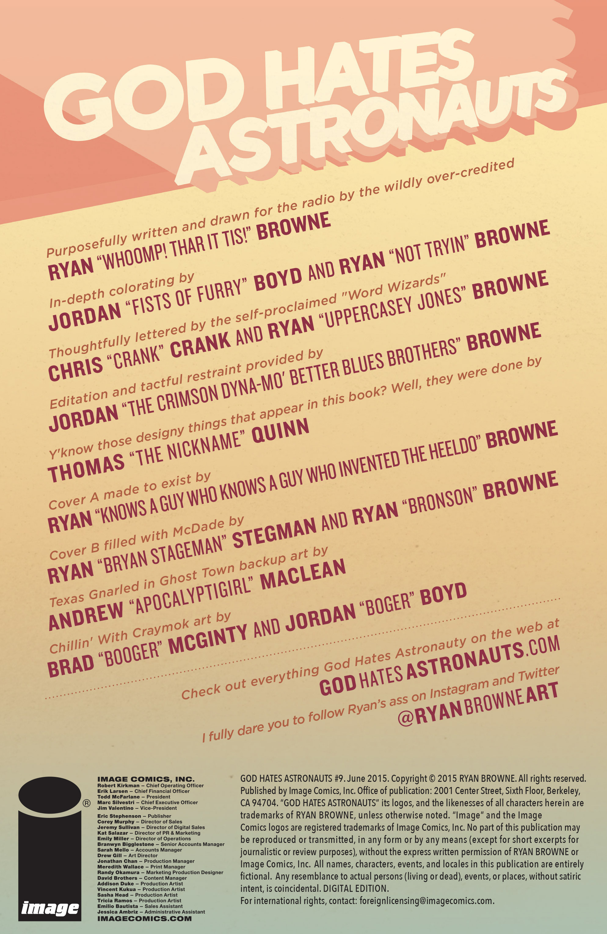 Read online God Hates Astronauts comic -  Issue #9 - 2