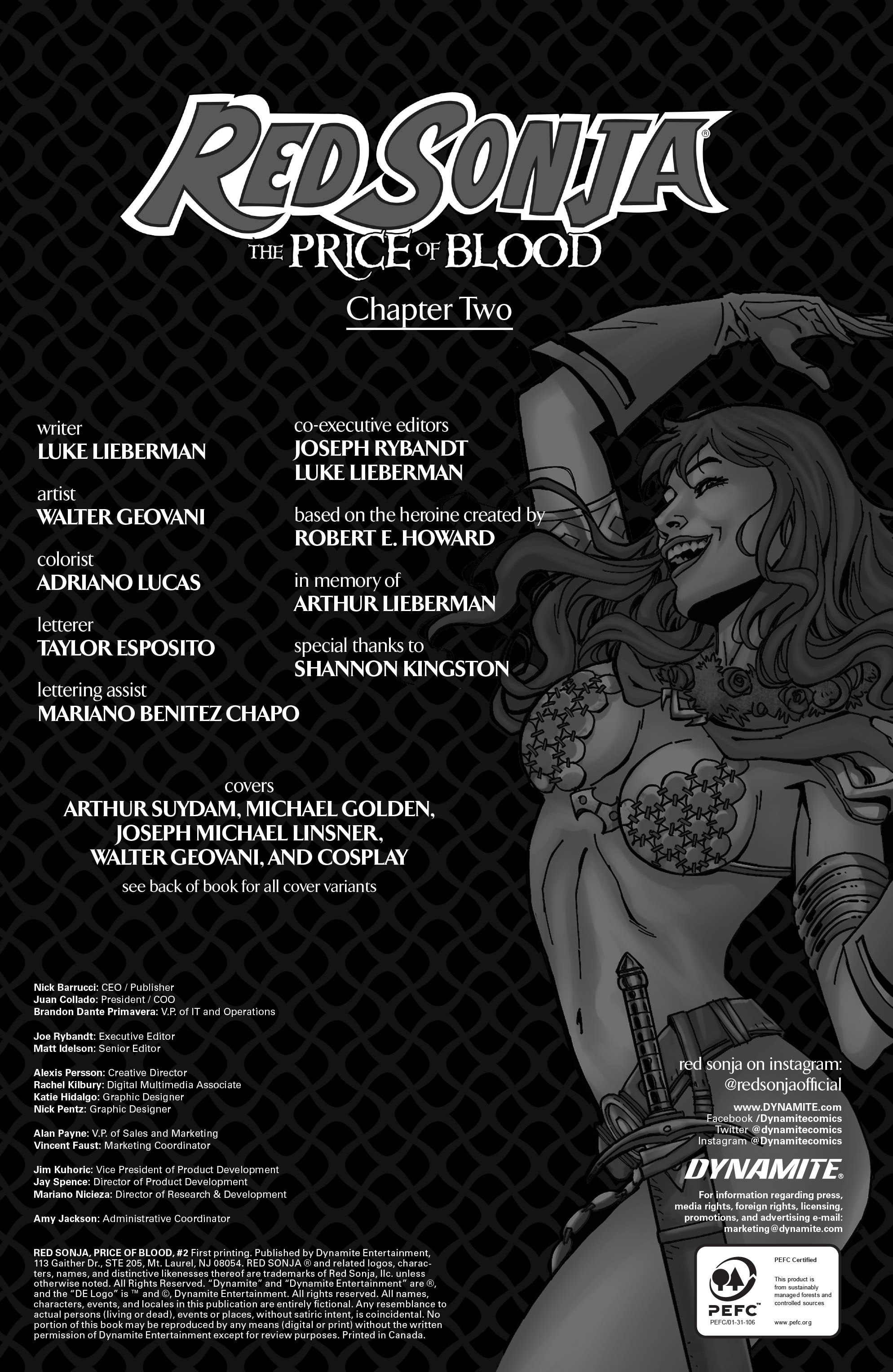 Read online Red Sonja: The Price of Blood comic -  Issue #2 - 6