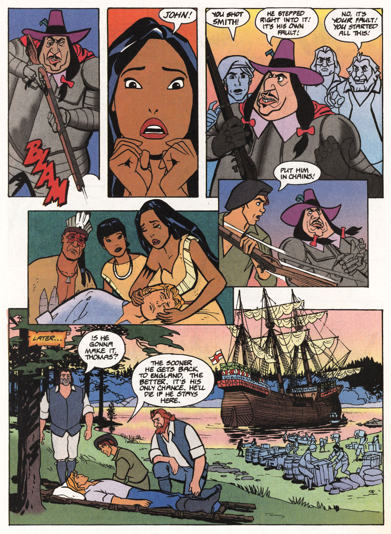 Read online Disney's Pocahontas comic -  Issue #2 - 28