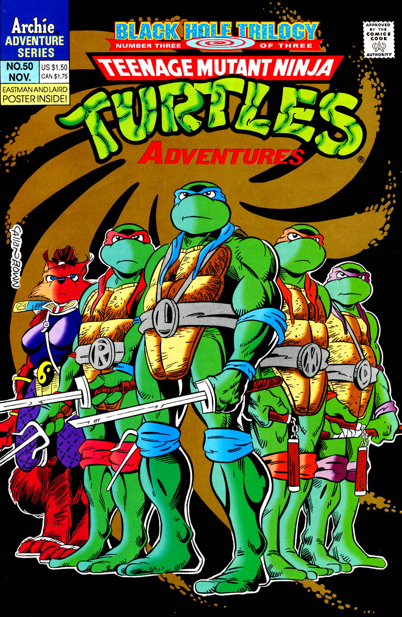 Read online Teenage Mutant Ninja Turtles Adventures (1989) comic -  Issue #50 - 1