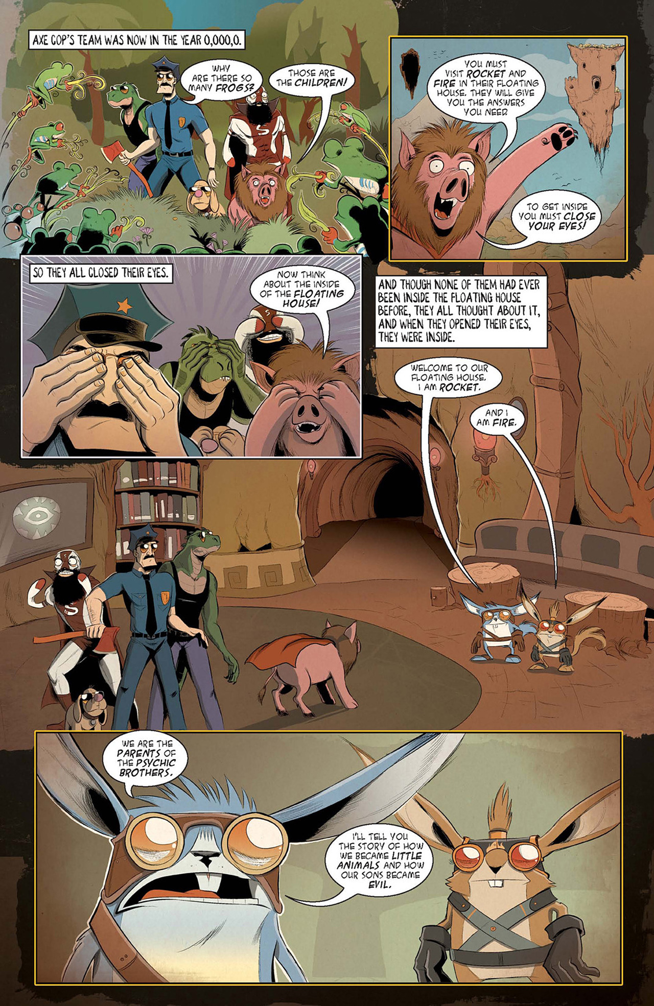 Read online Axe Cop comic -  Issue # TPB 2 - 56