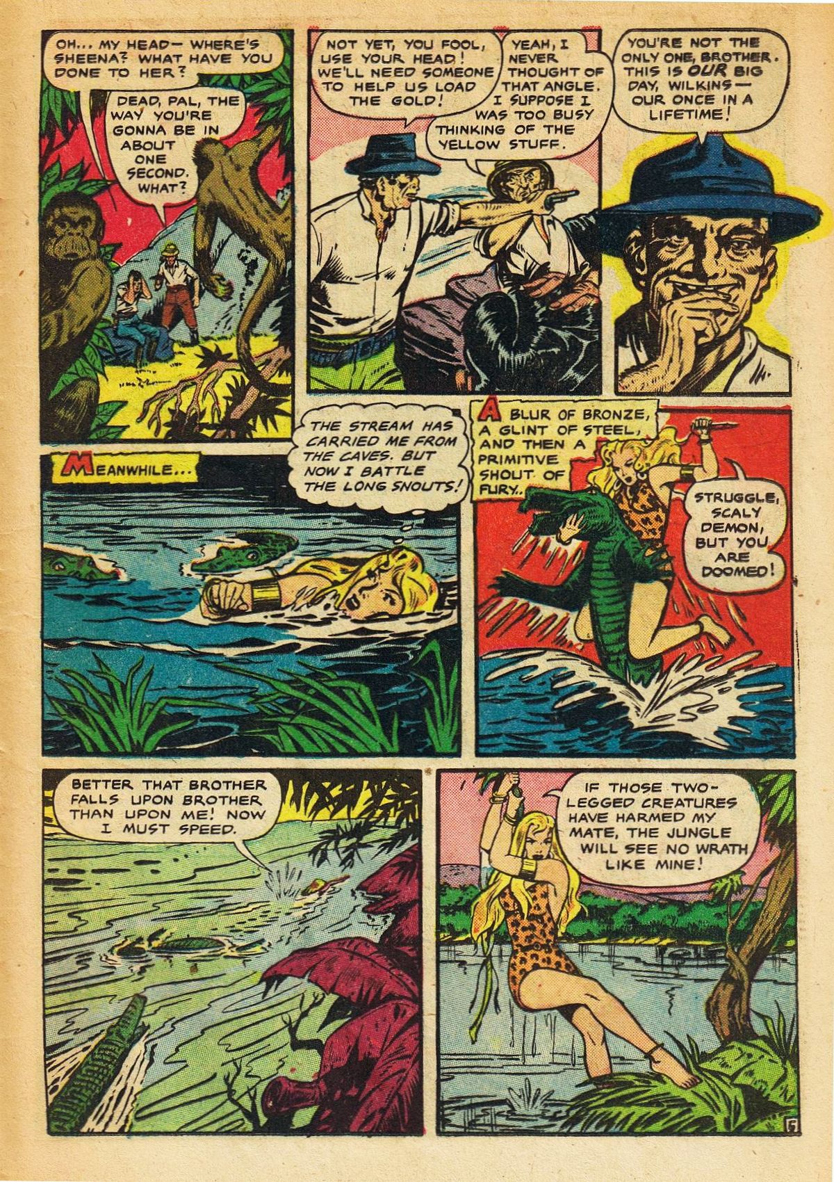Read online Sheena, Queen of the Jungle (1942) comic -  Issue #11 - 21