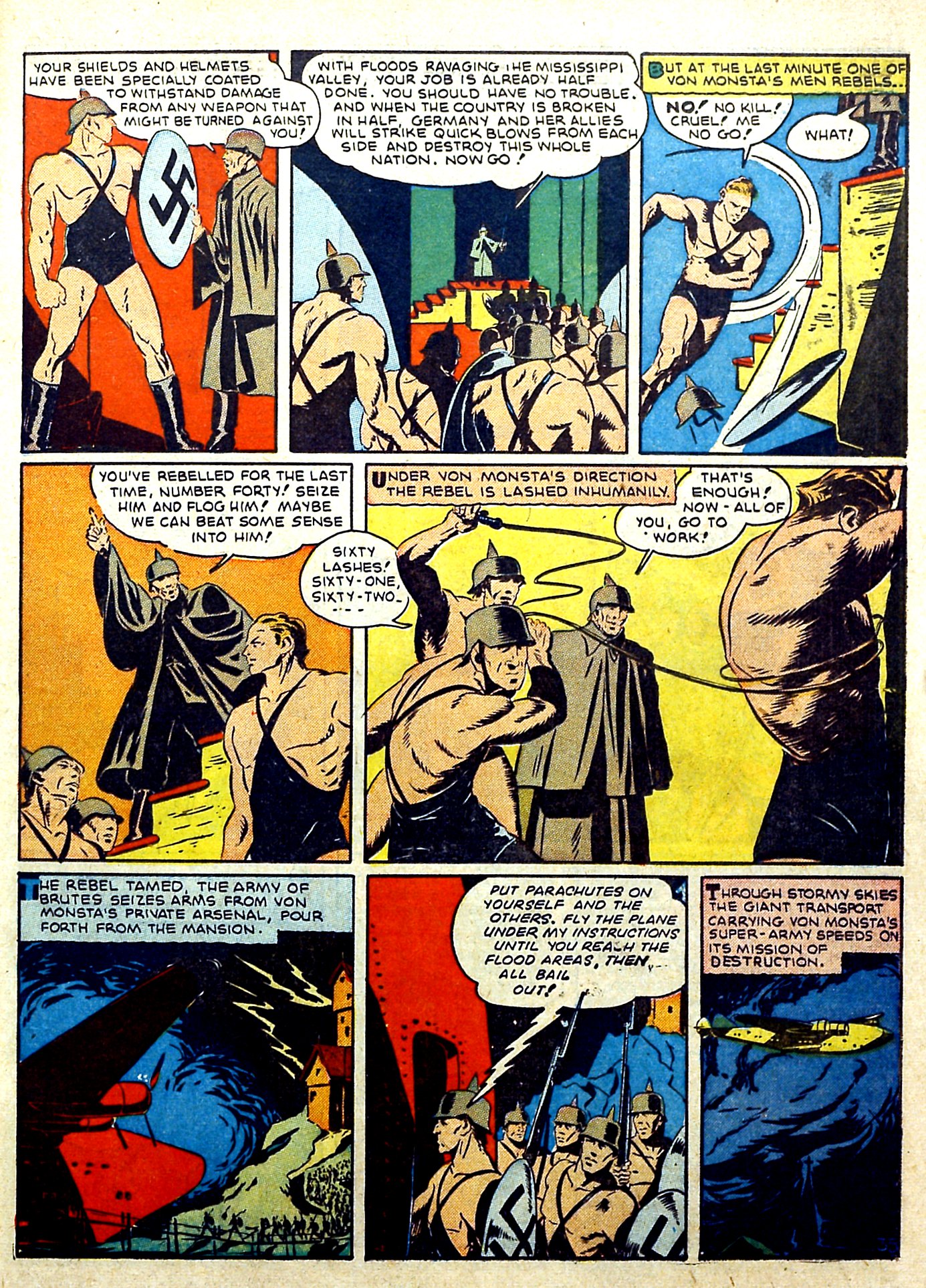 Read online Our Flag Comics comic -  Issue #3 - 36