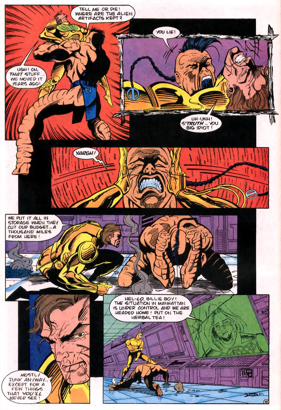 Read online The Web (1991) comic -  Issue #10 - 21