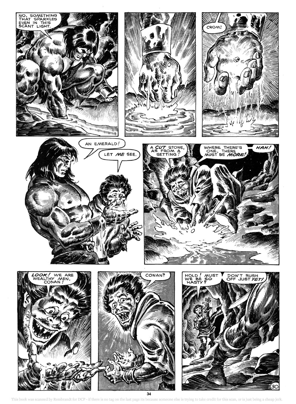 Read online The Savage Sword Of Conan comic -  Issue #164 - 32