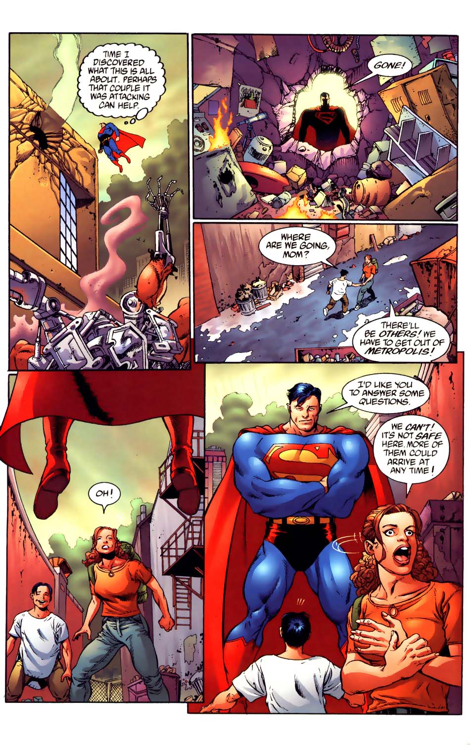 Read online Superman vs. The Terminator: Death to the Future comic -  Issue #1 - 10
